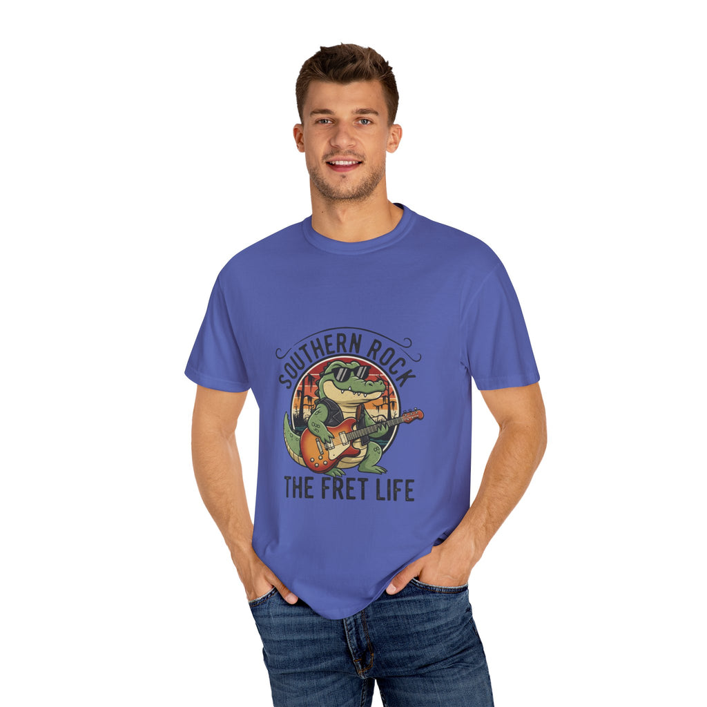 Southern Rock Gator: The Fret Life Swamp Jam Tee