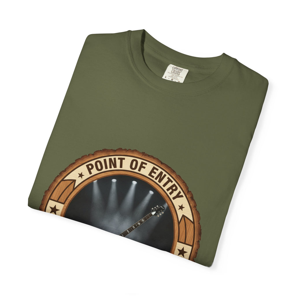 Point of Entry Tee | Gibson Flying V Hard Rock Metal Guitar Shirt