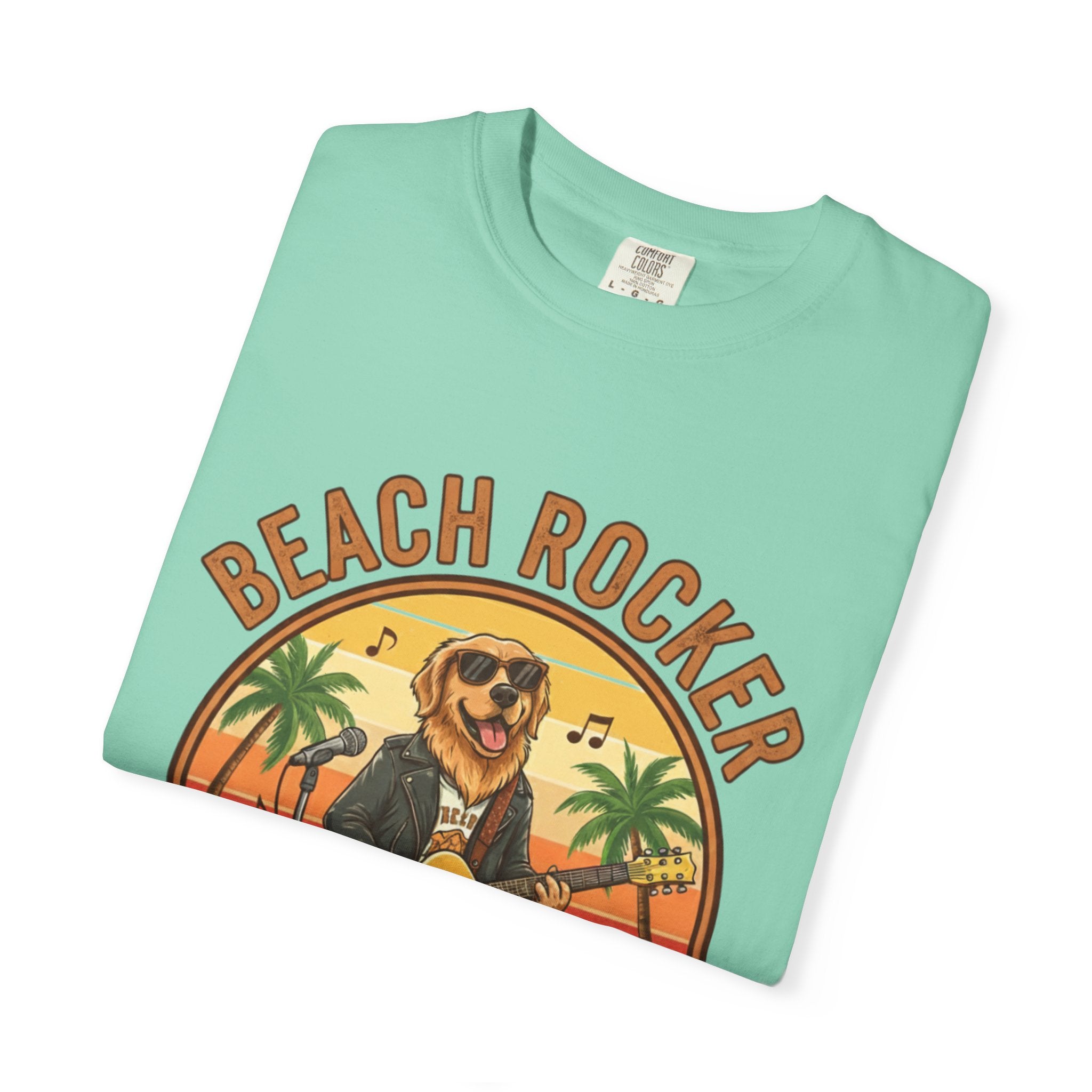 Beach Rocker: Golden's Sunset Shred Fret Life Tee