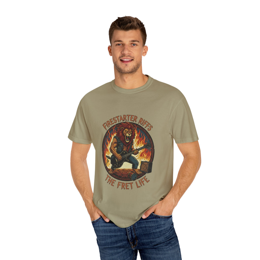 Firestarter Riffs: The Lion Rocker T-Shirt