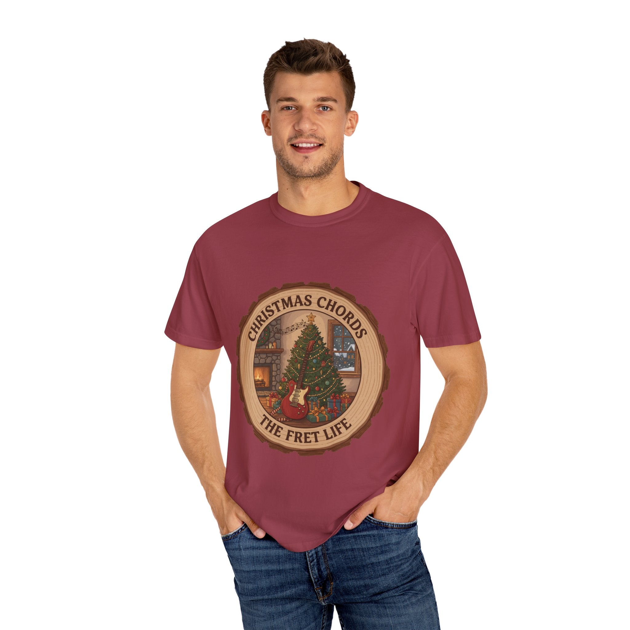 Christmas Chords T-Shirt | Holiday Music Guitar Tee