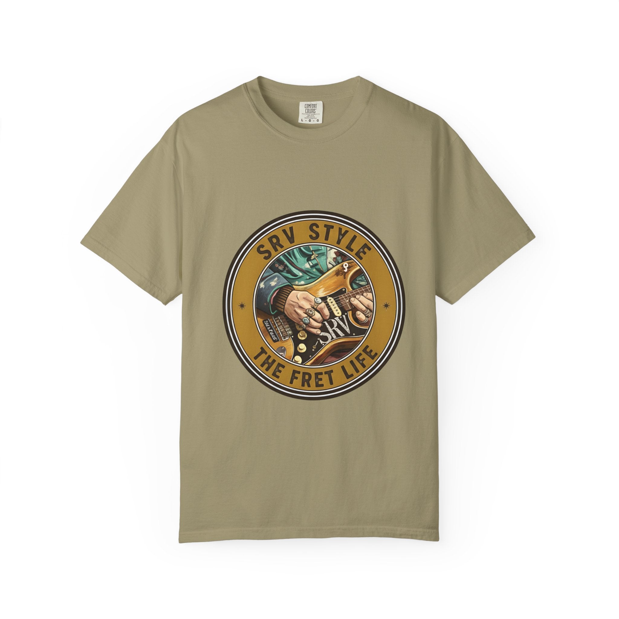 SRV Style T-Shirt |Blues Guitar Fan Tee