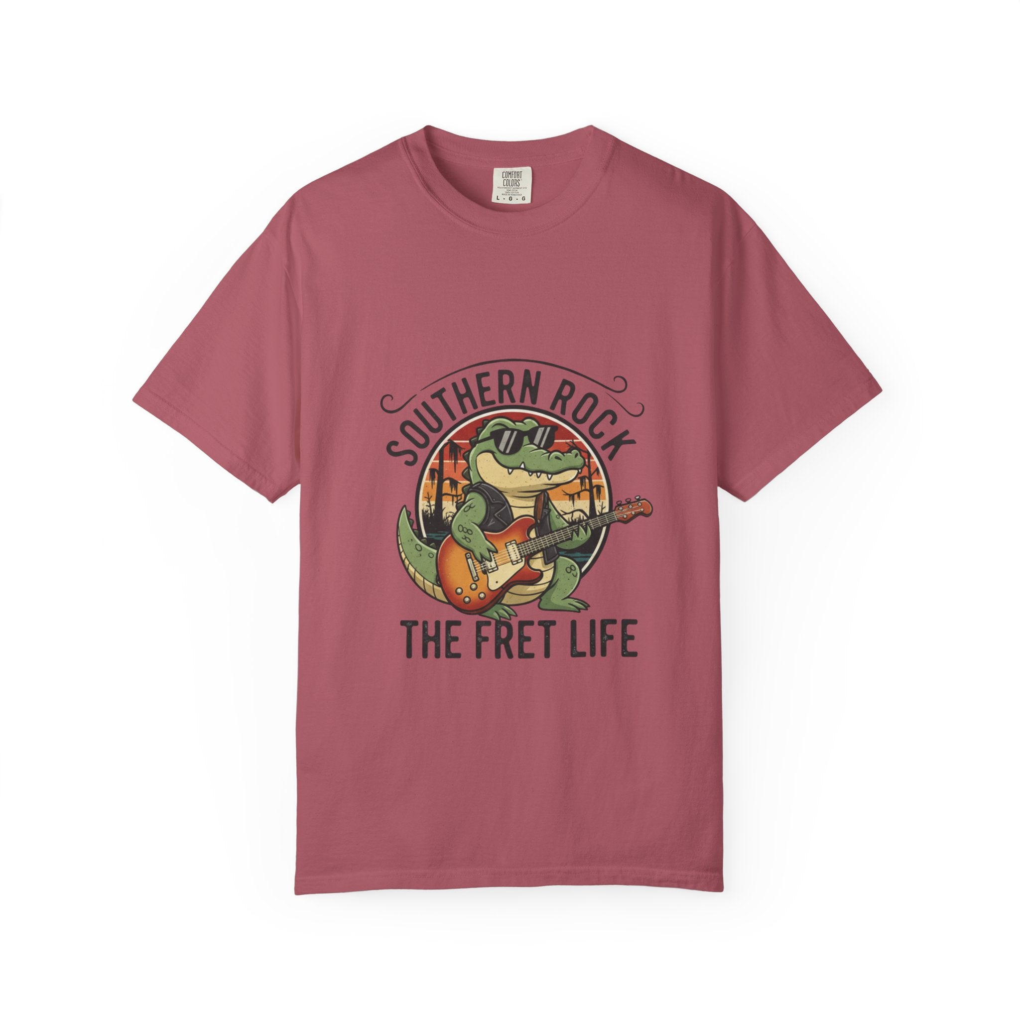 Southern Rock Gator: The Fret Life Swamp Jam Tee