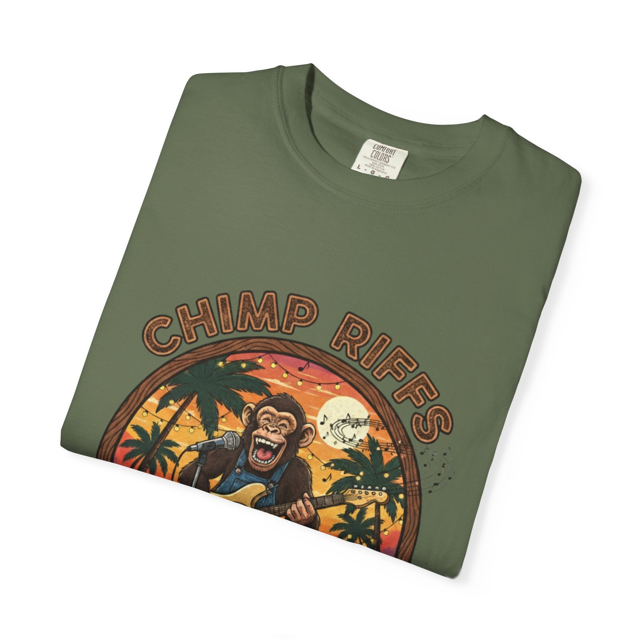 Chimp Riffs: Primate Punk Fret Life Tee