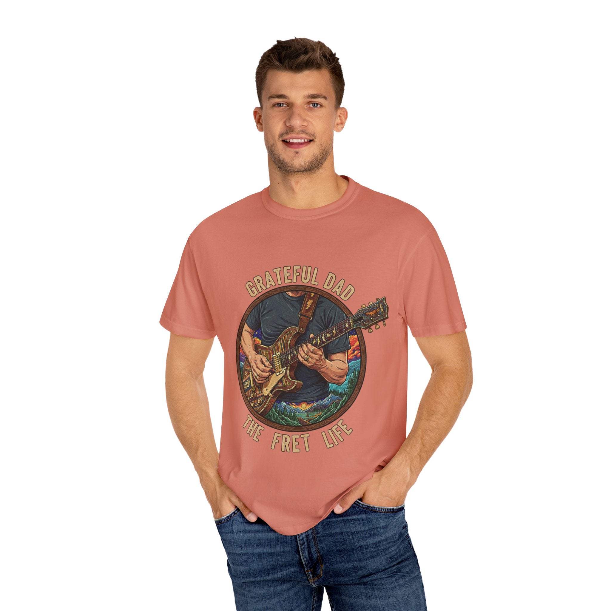 Grateful Dad: The Fret Life Jam Band T-Shirt