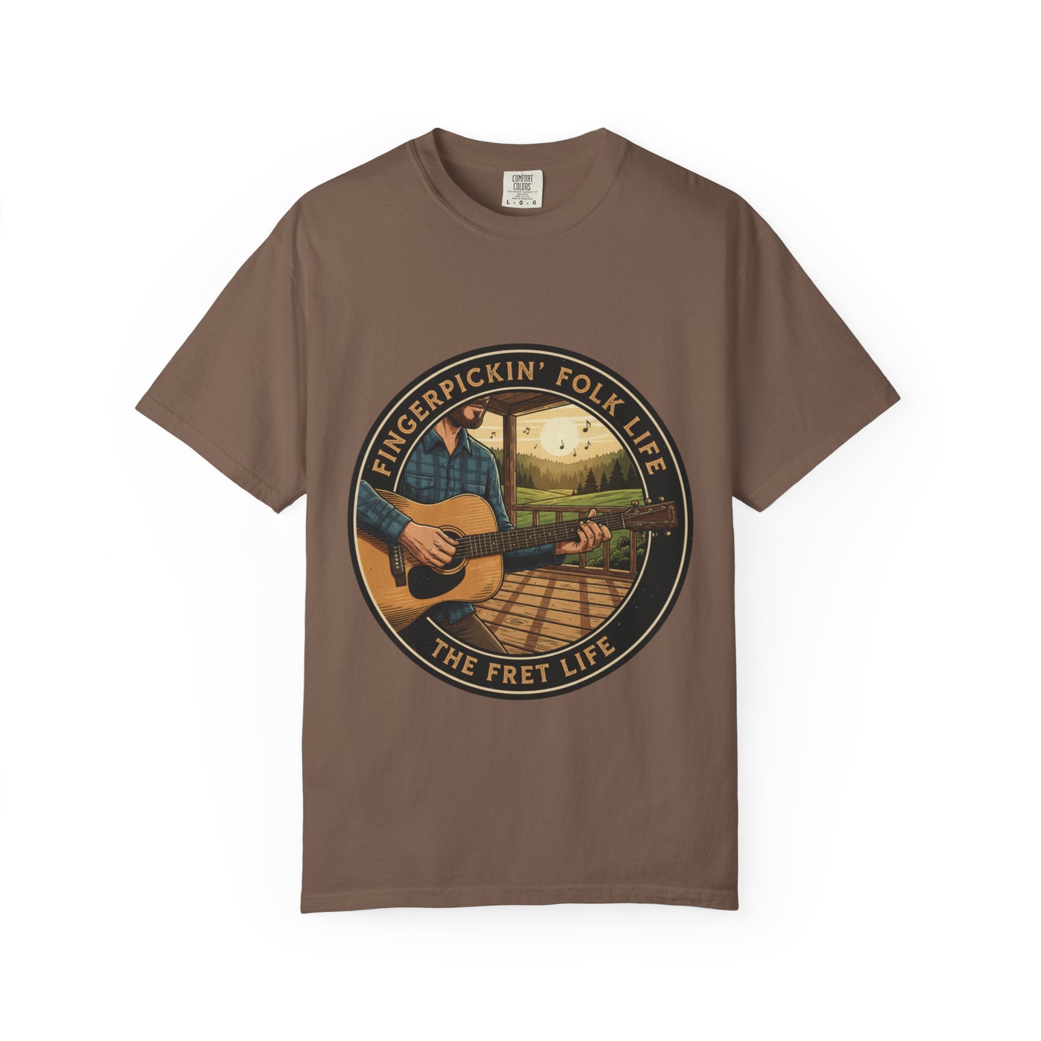Fingerpickin' Folk Life: Porch & Sunset Acoustic Tee