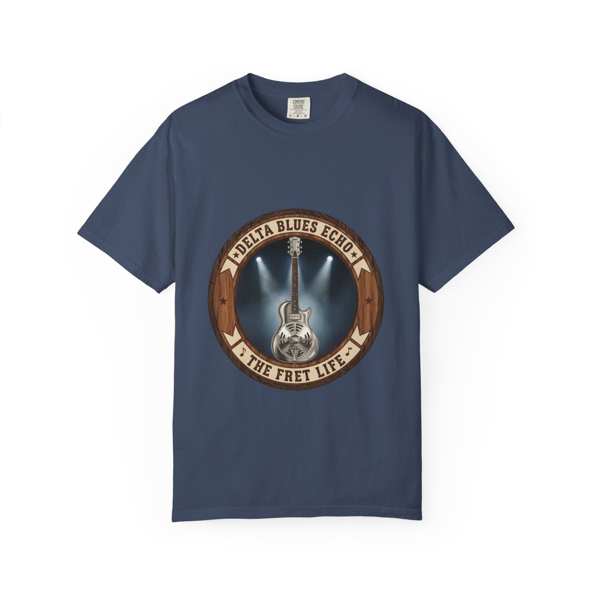 Delta Blues Echo Tee | Resonator Guitar Slide Player Shirt