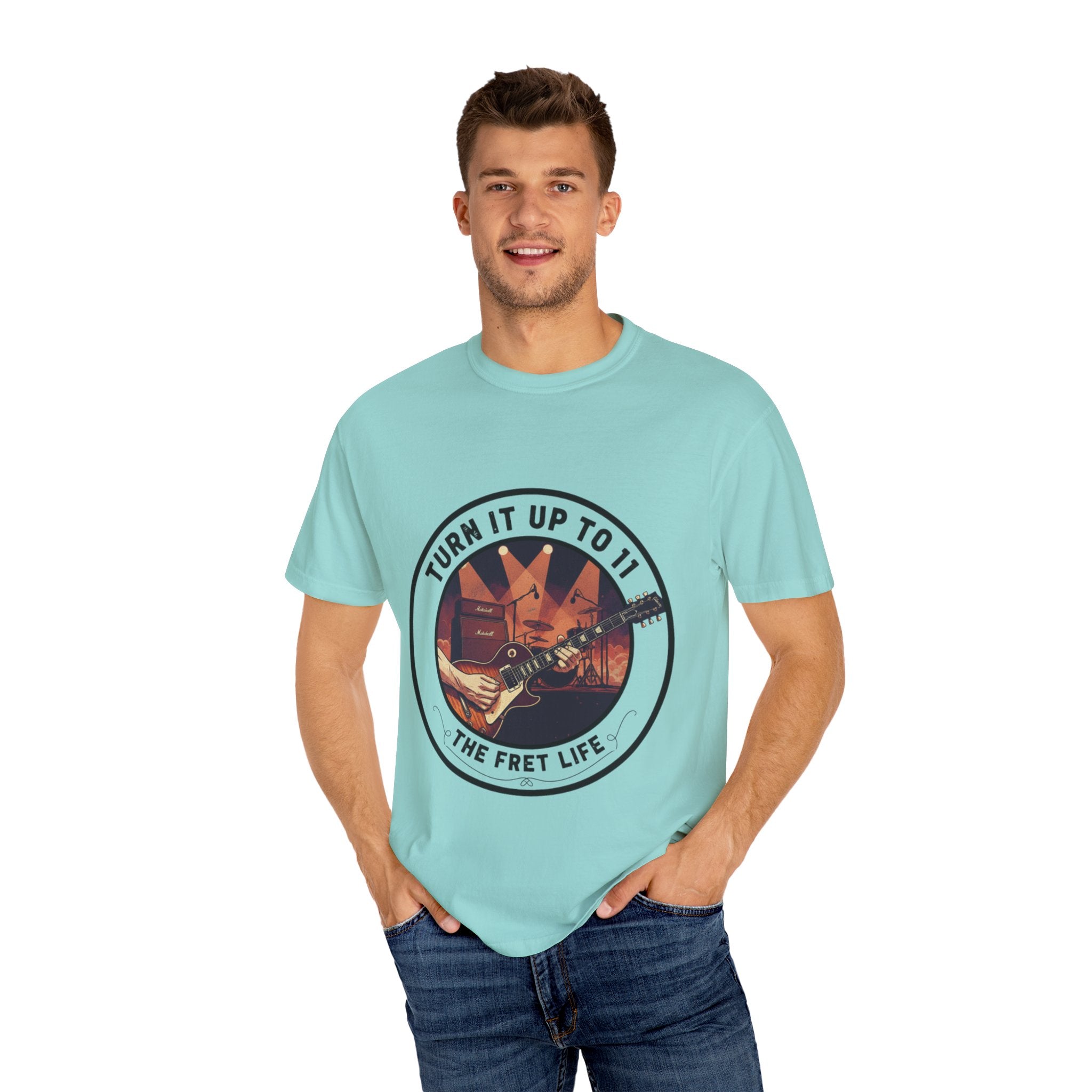Turn it Up to 11 Unisex Guitar T-Shirt - Music Lover Gift Idea