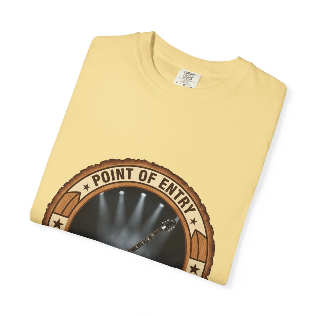 Point of Entry Tee | Gibson Flying V Hard Rock Metal Guitar Shirt