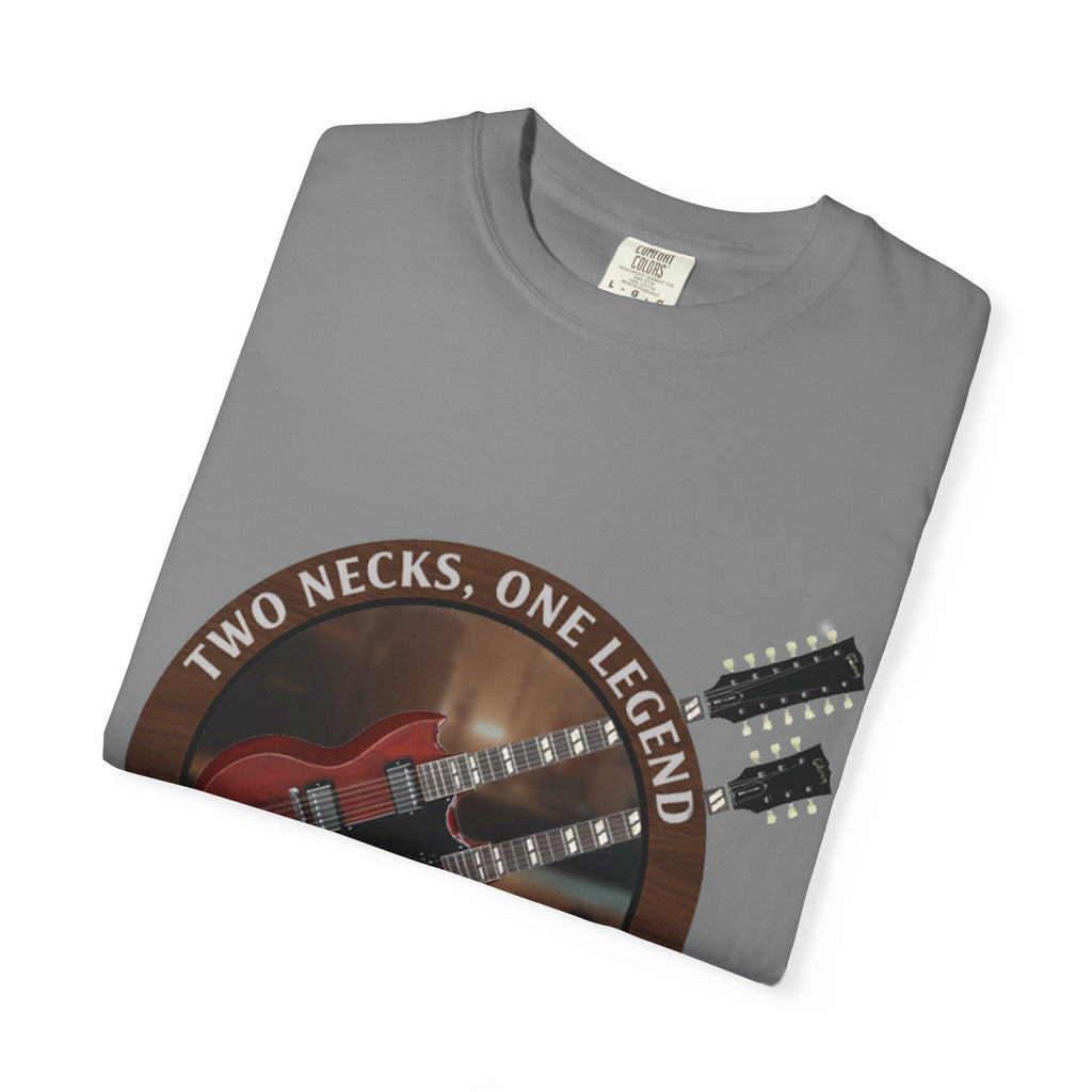 Double Neck T-Shirt | LZ Guitar Legend Tee