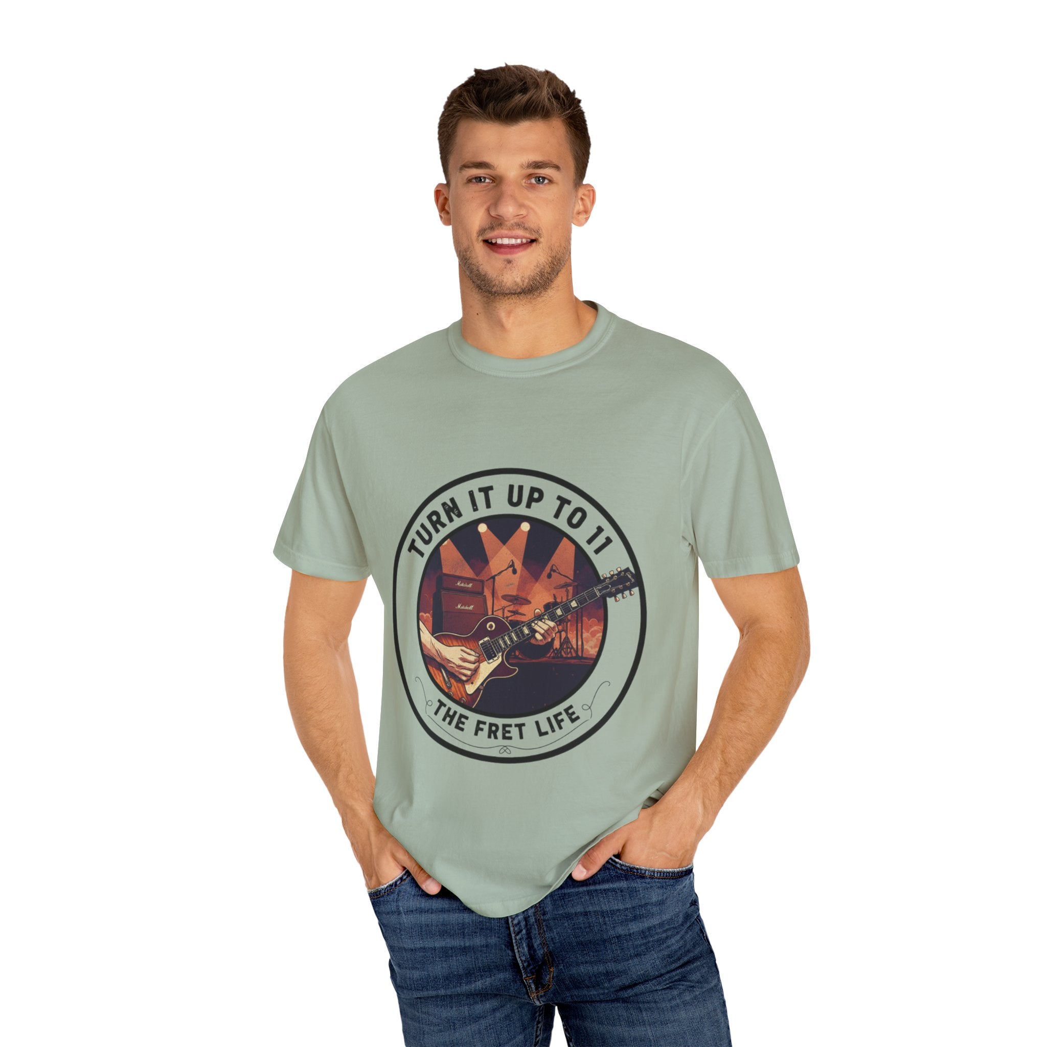 Turn it Up to 11 Unisex Guitar T-Shirt - Music Lover Gift Idea