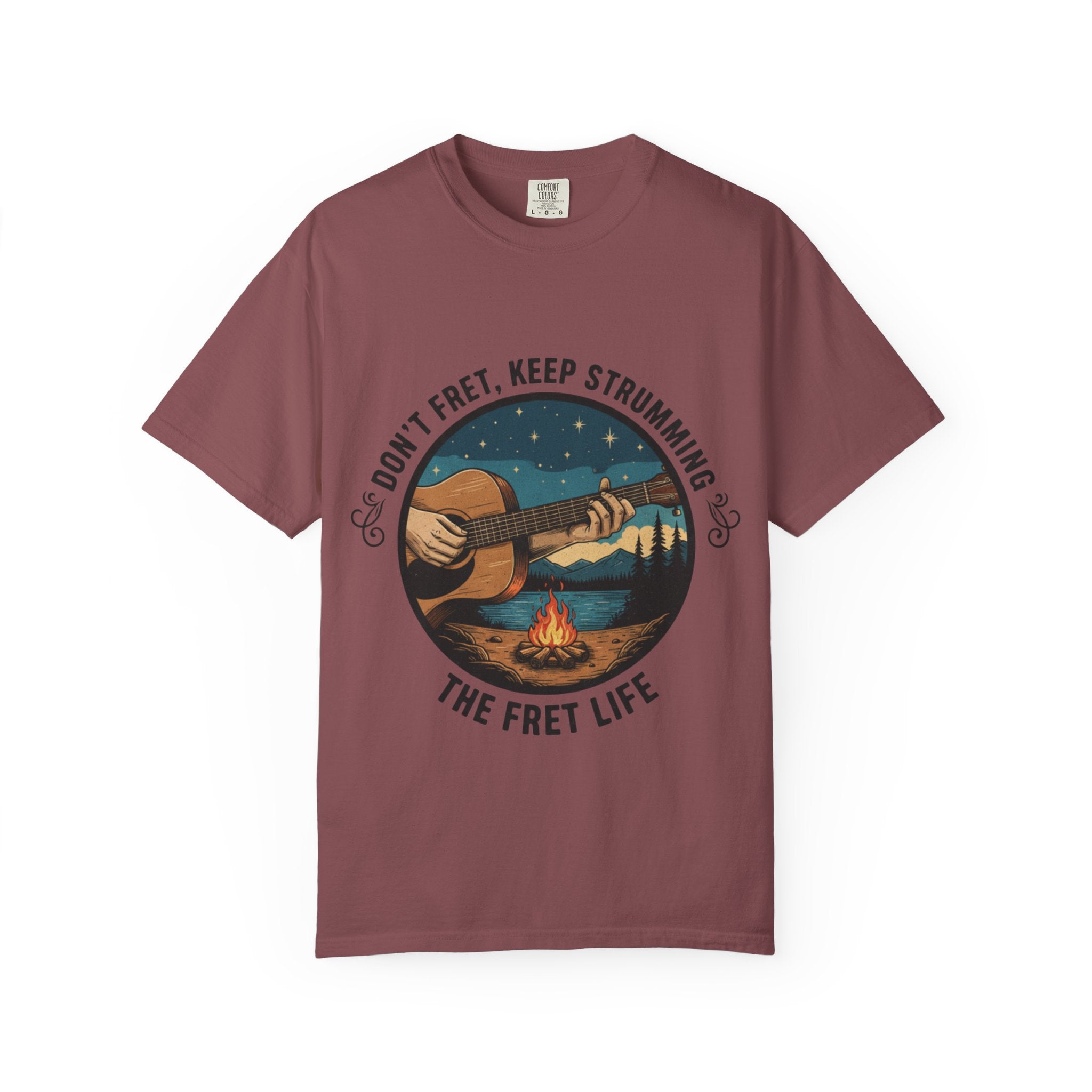 Don't Fret, Keep Strumming: Campfire Tee