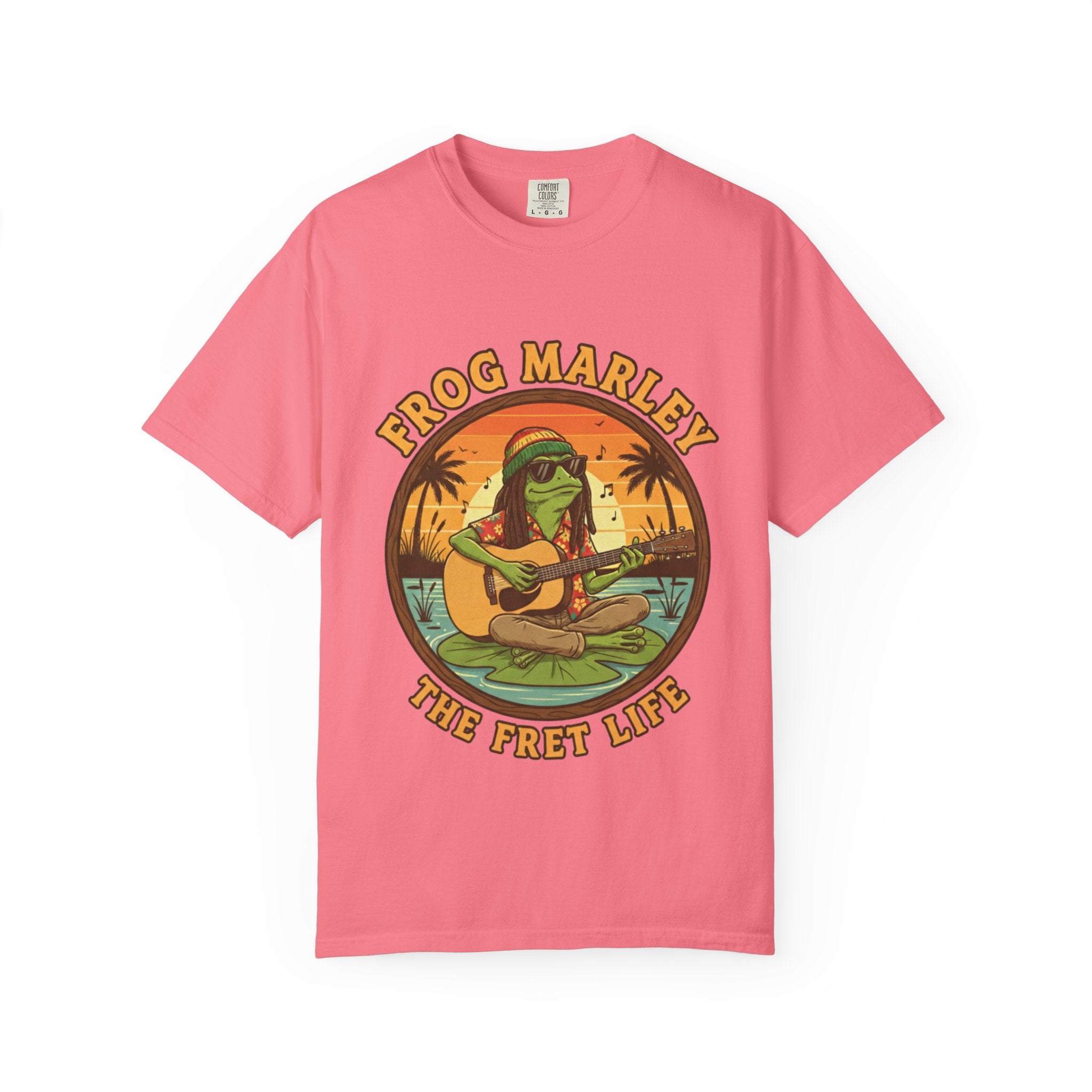Frog Marley: Reggae Ribbit Rhythms Fret Life Tee