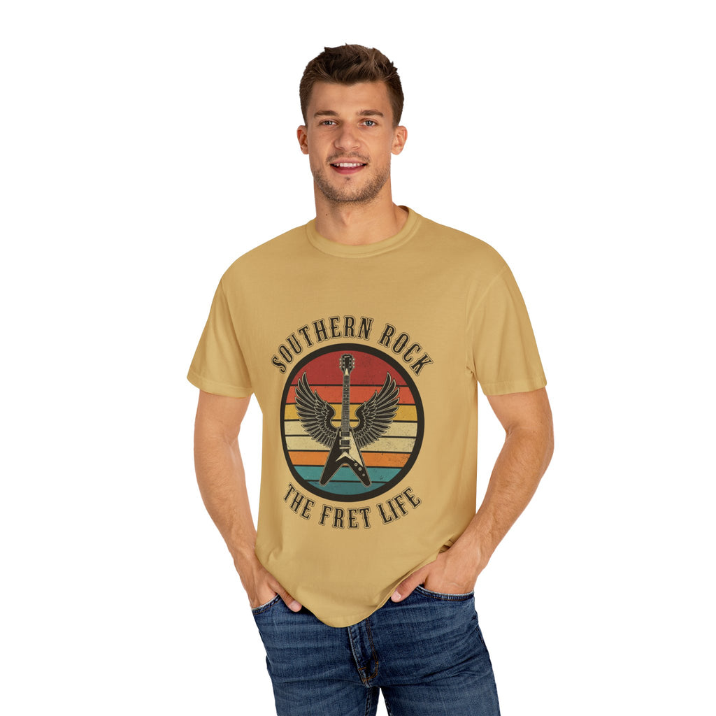 Southern Rock Winged V: Freebird Fret Life Tee