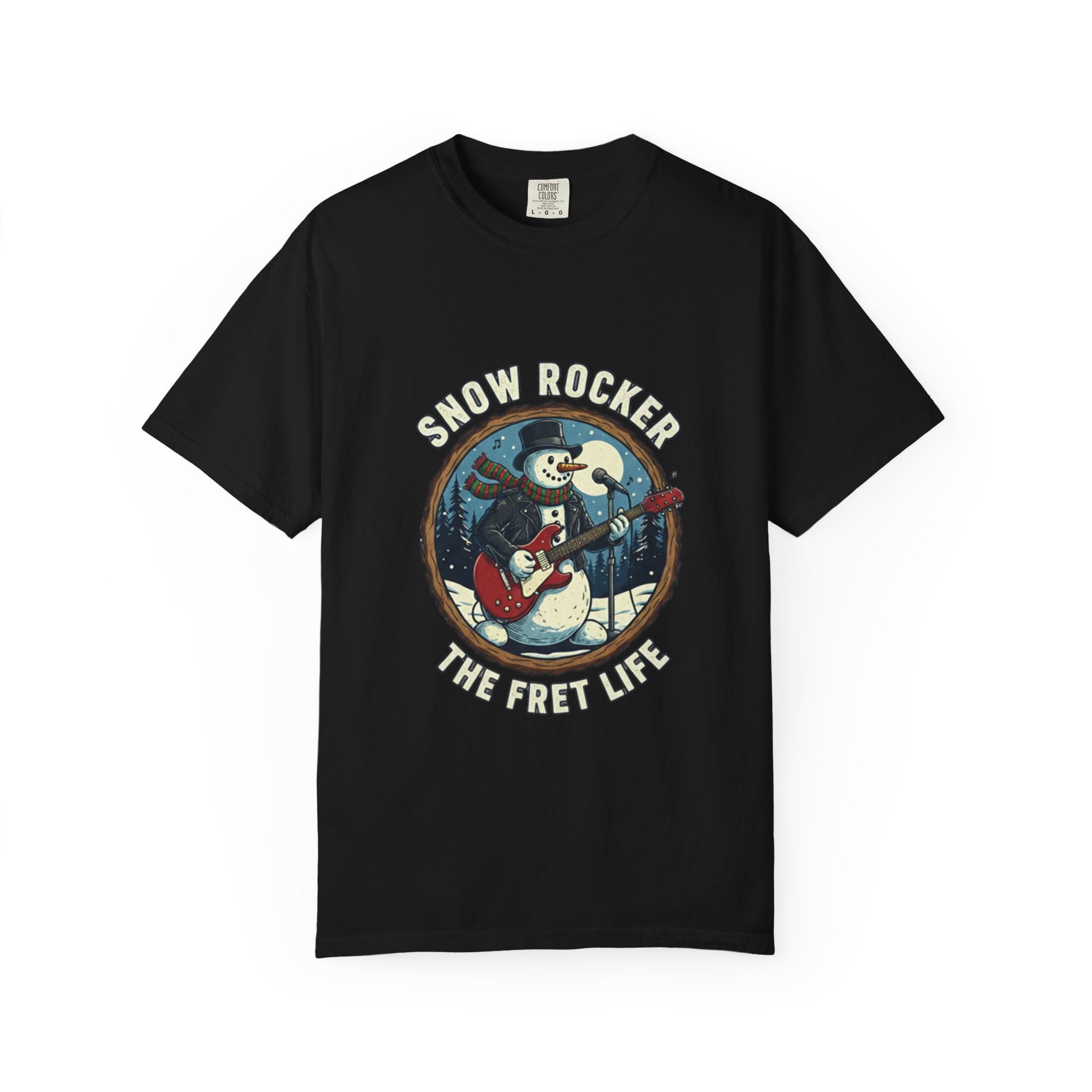 Snow Rocker: Frosty's Fret Life Winter Jam Tee