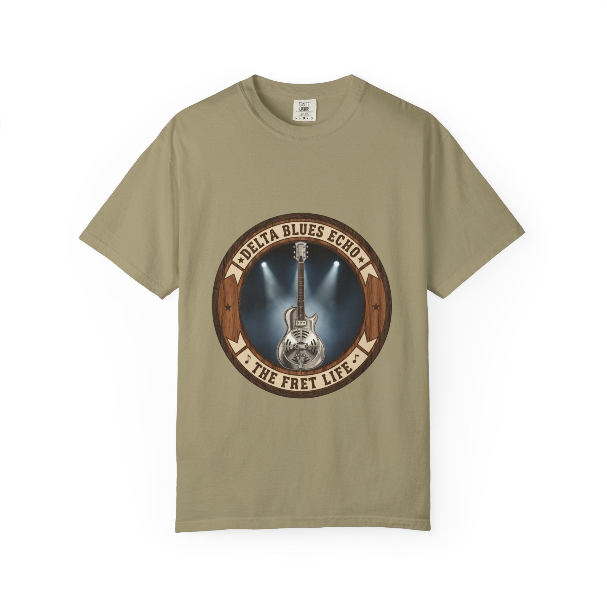 Delta Blues Echo Tee | Resonator Guitar Slide Player Shirt