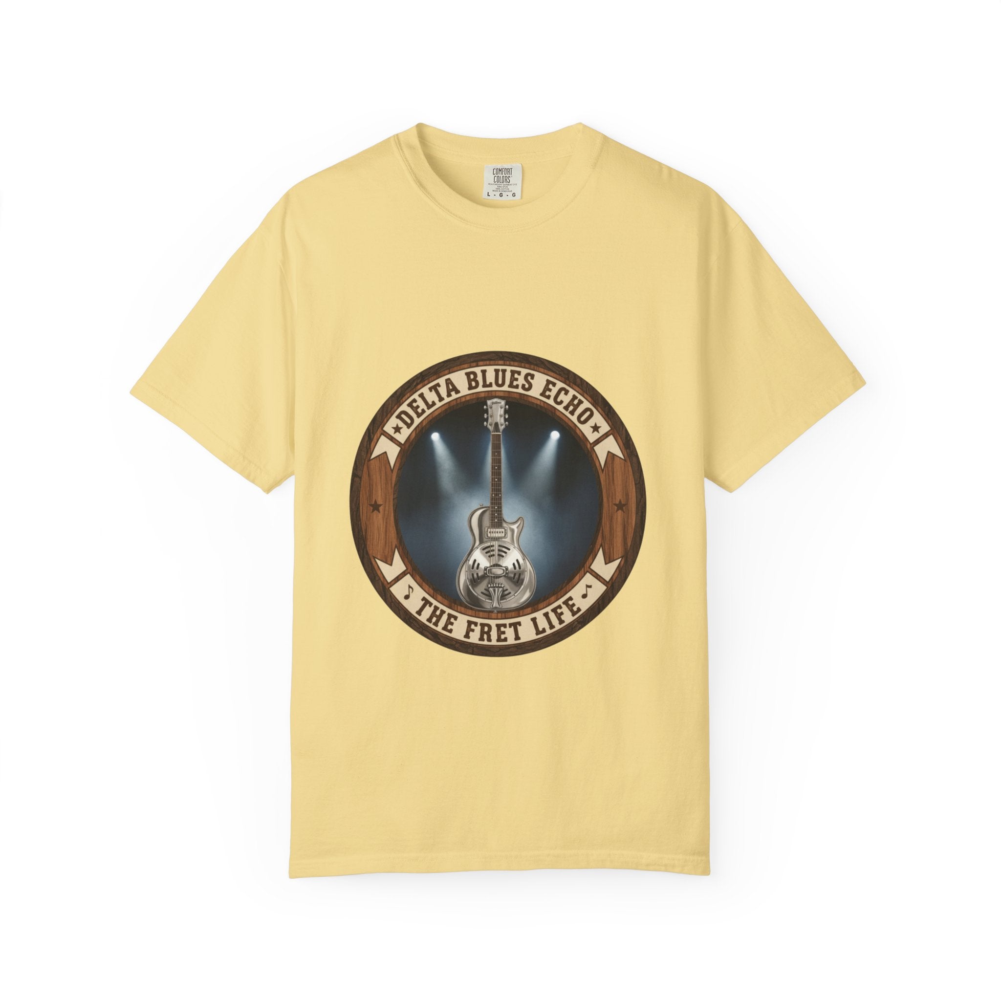 Delta Blues Echo Tee | Resonator Guitar Slide Player Shirt