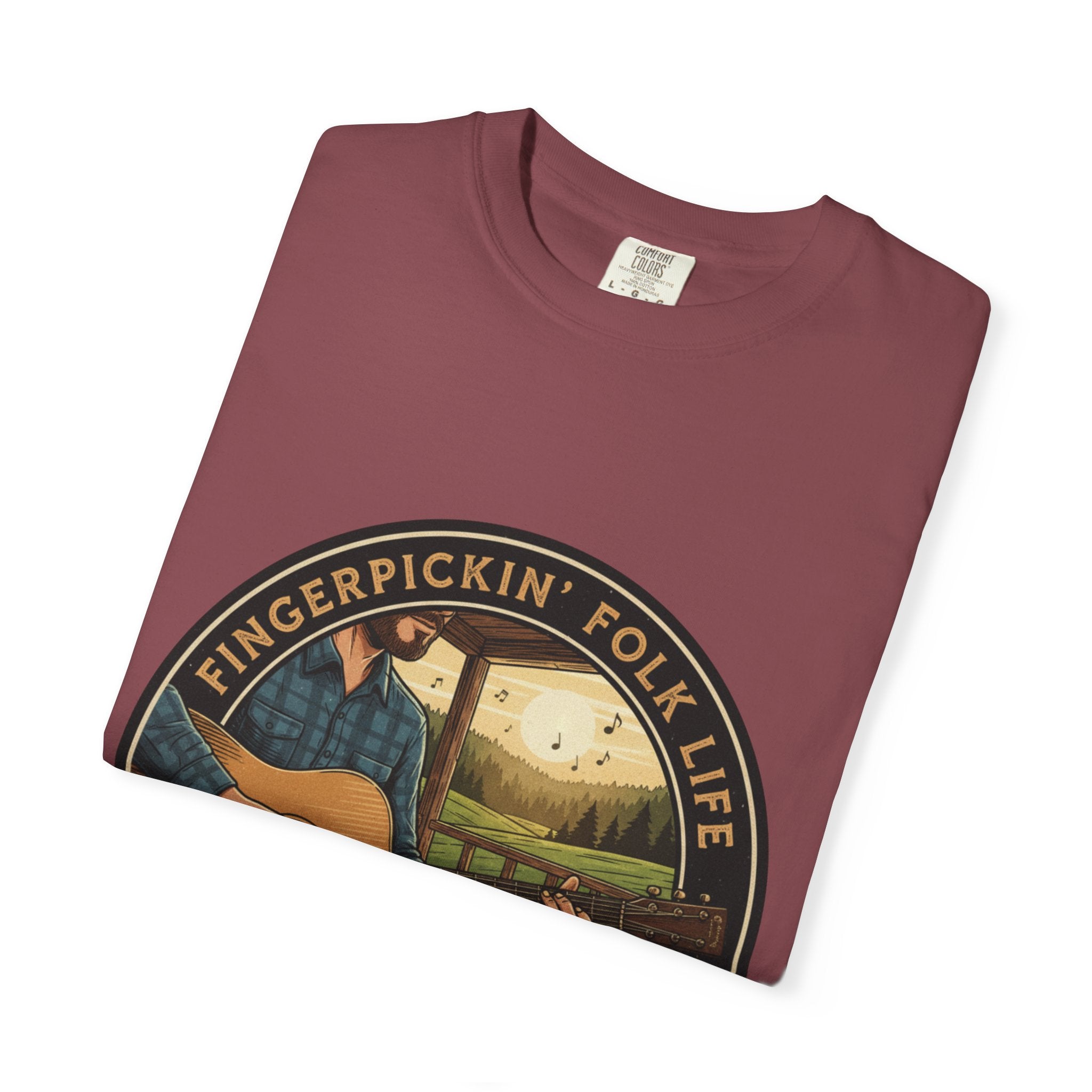 Fingerpickin' Folk Life: Porch & Sunset Acoustic Tee