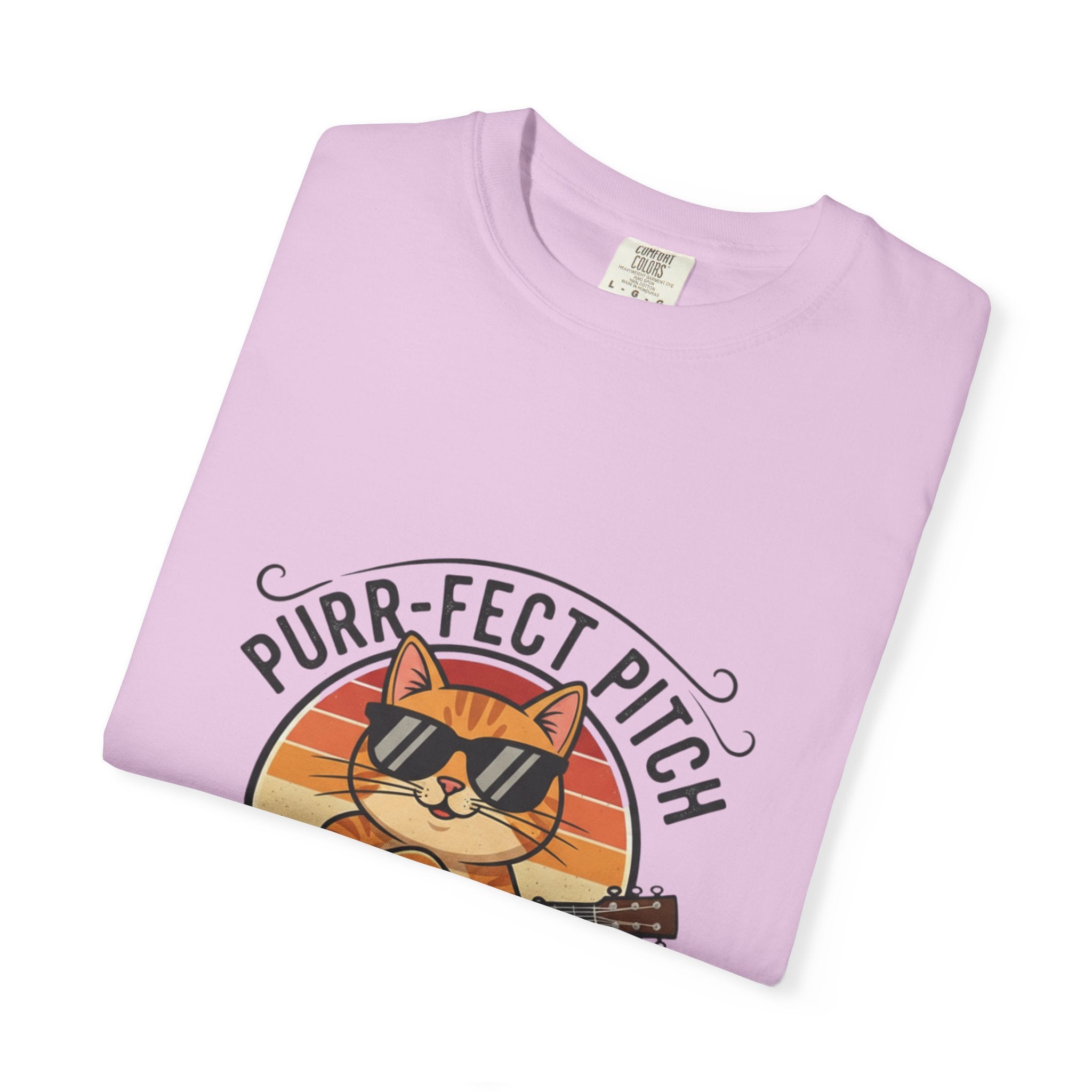 Purr-Fect Pitch: The Cool Cat Fret Life Tee