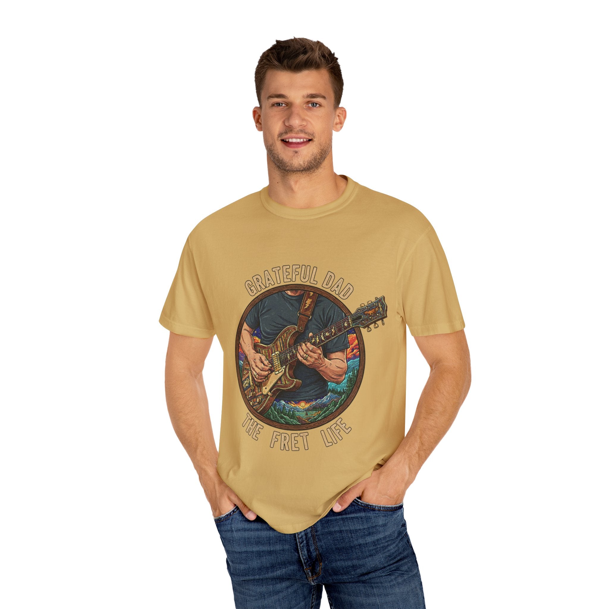 Grateful Dad: The Fret Life Jam Band T-Shirt