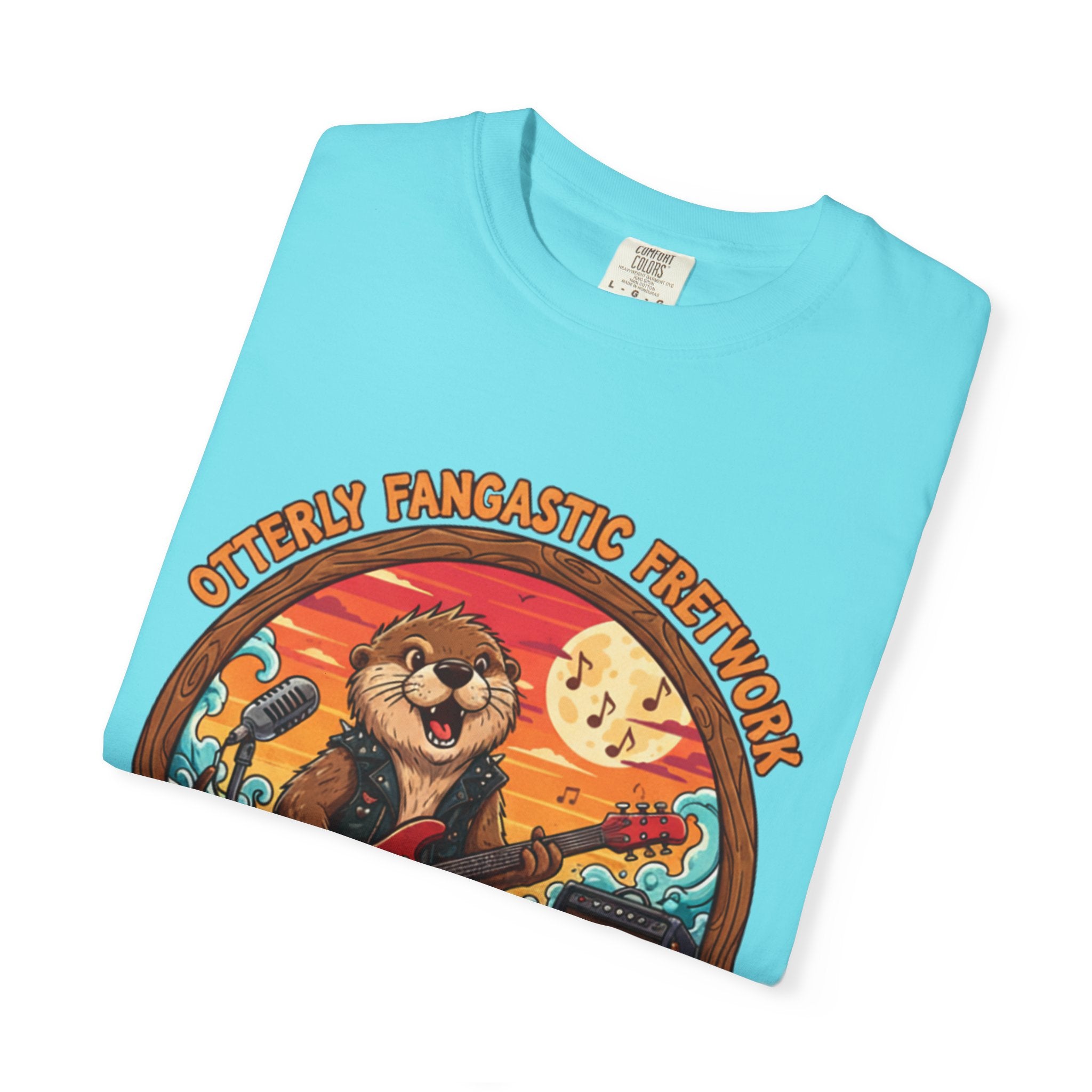 Otterly Fangastic Fretwork: The Fret Life Rocker Tee