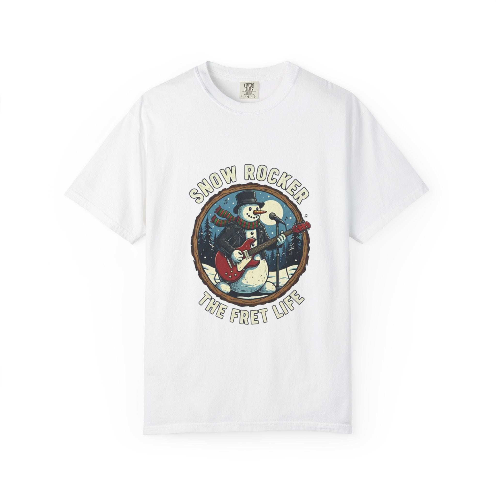Snow Rocker: Frosty's Fret Life Winter Jam Tee