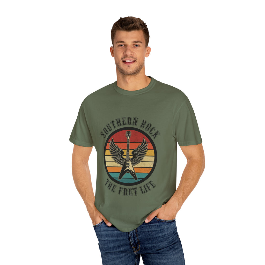 Southern Rock Winged V: Freebird Fret Life Tee