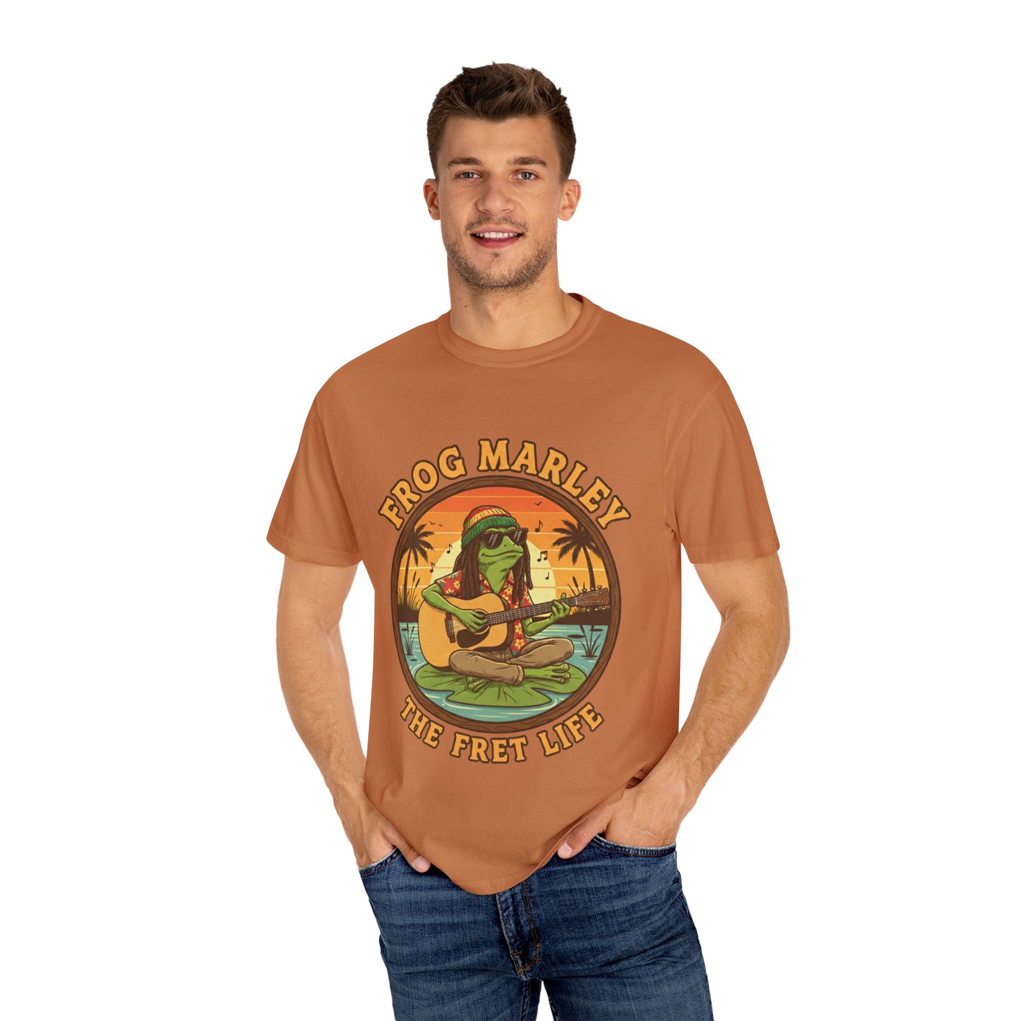 Frog Marley: Reggae Ribbit Rhythms Fret Life Tee