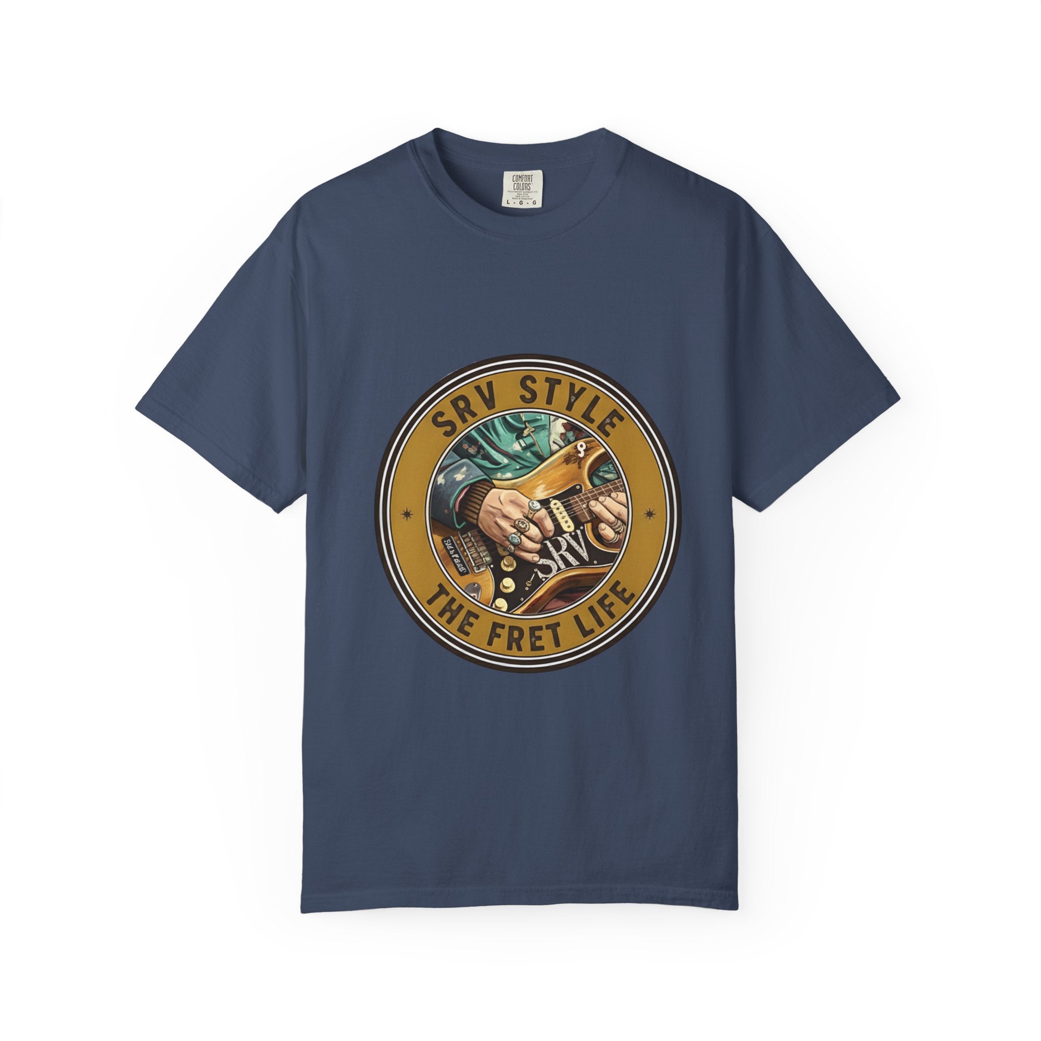 SRV Style T-Shirt |Blues Guitar Fan Tee
