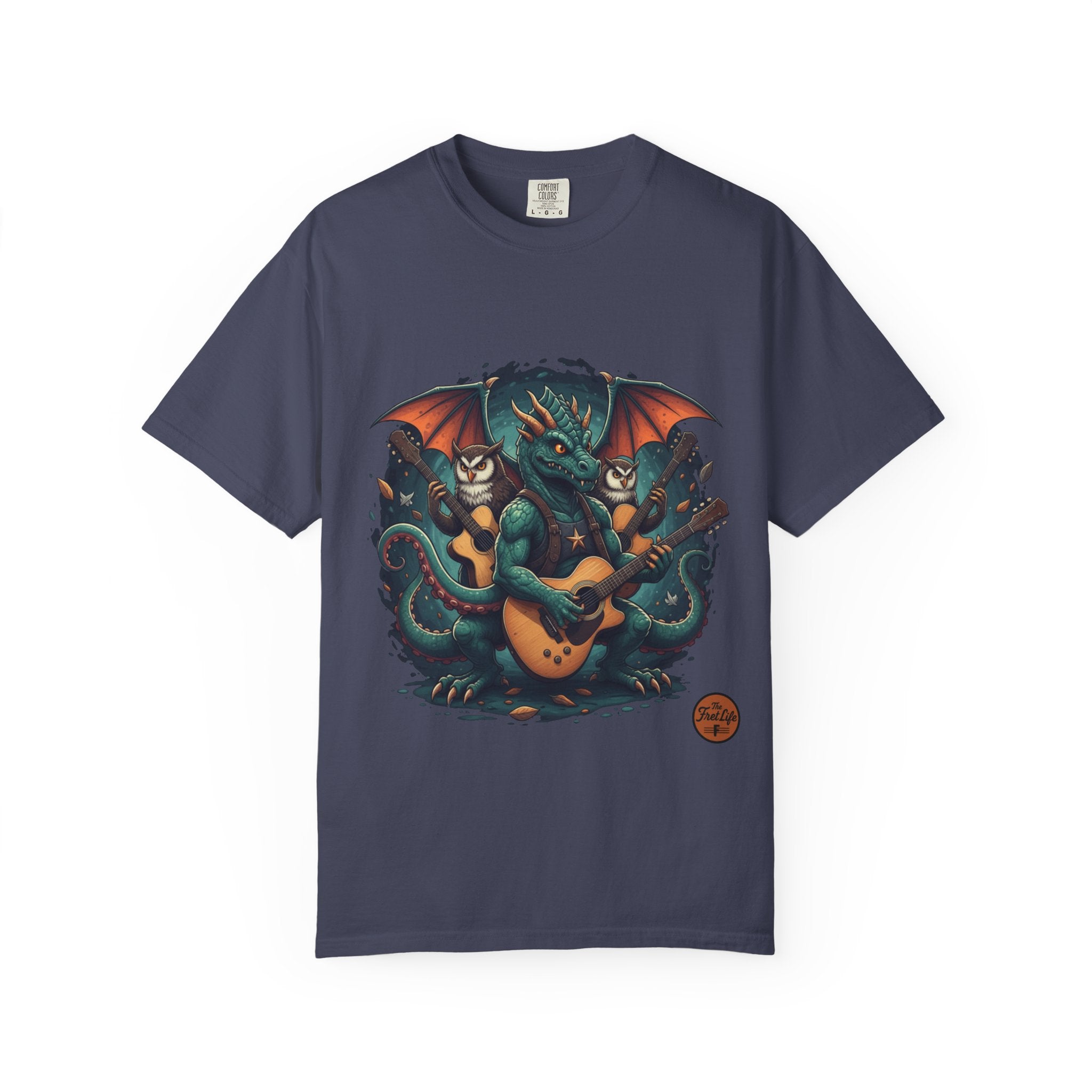 Dragon's Chord: Epic Guitar Tee