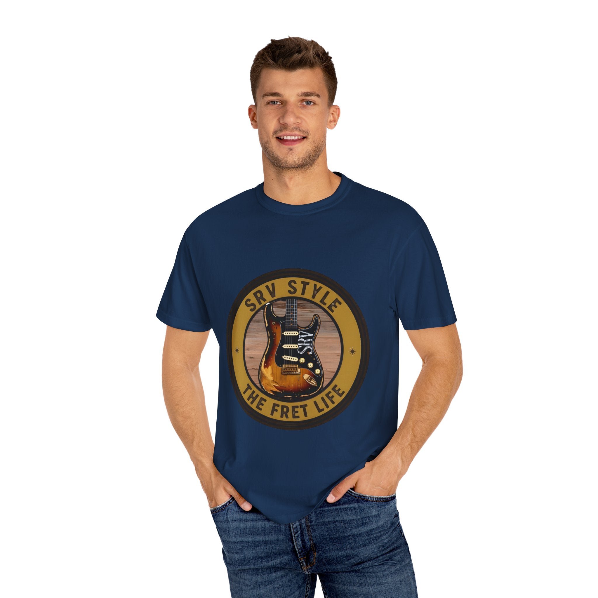 SRV Style Tee | Blues Guitar Fan T-Shirt