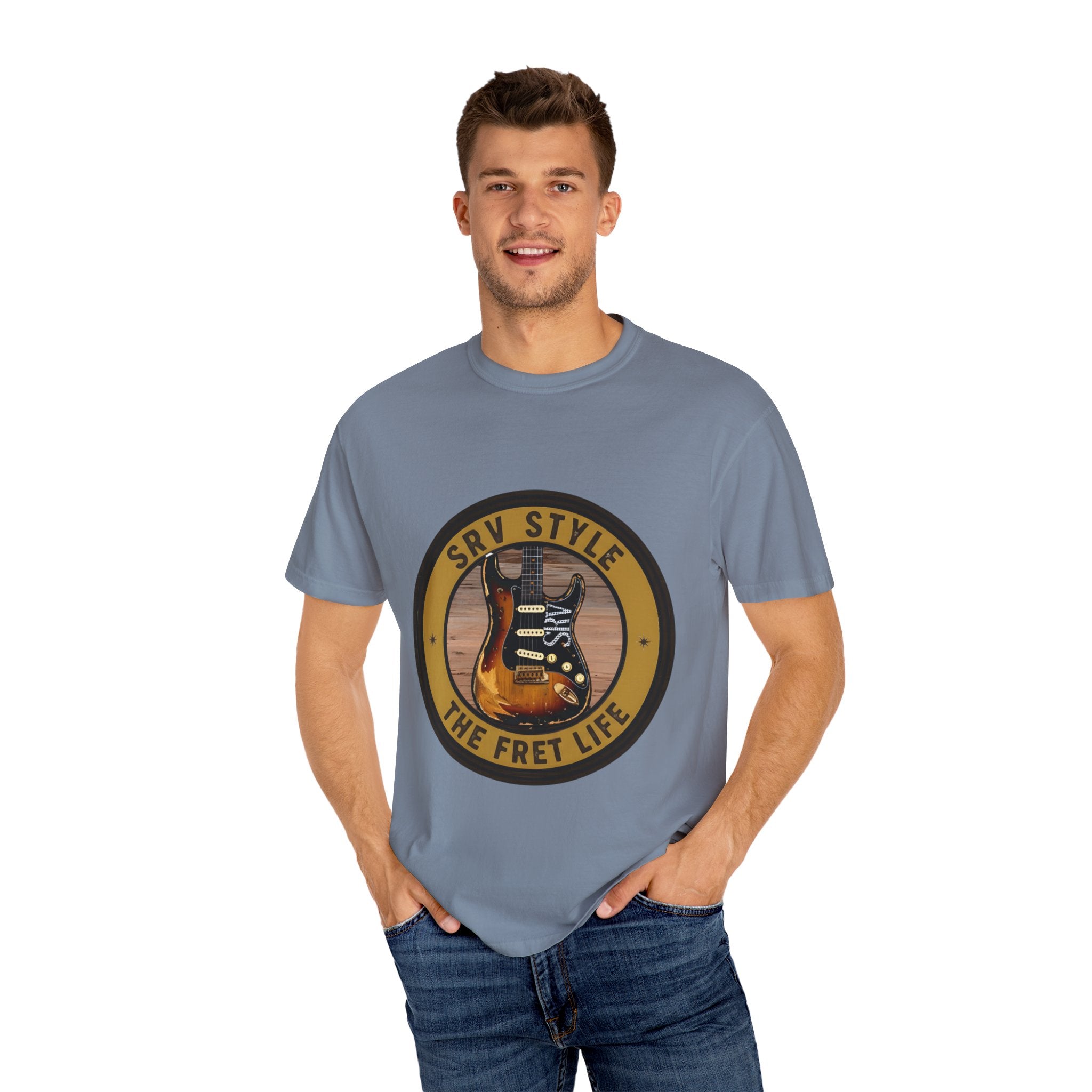 SRV Style Tee | Blues Guitar Fan T-Shirt