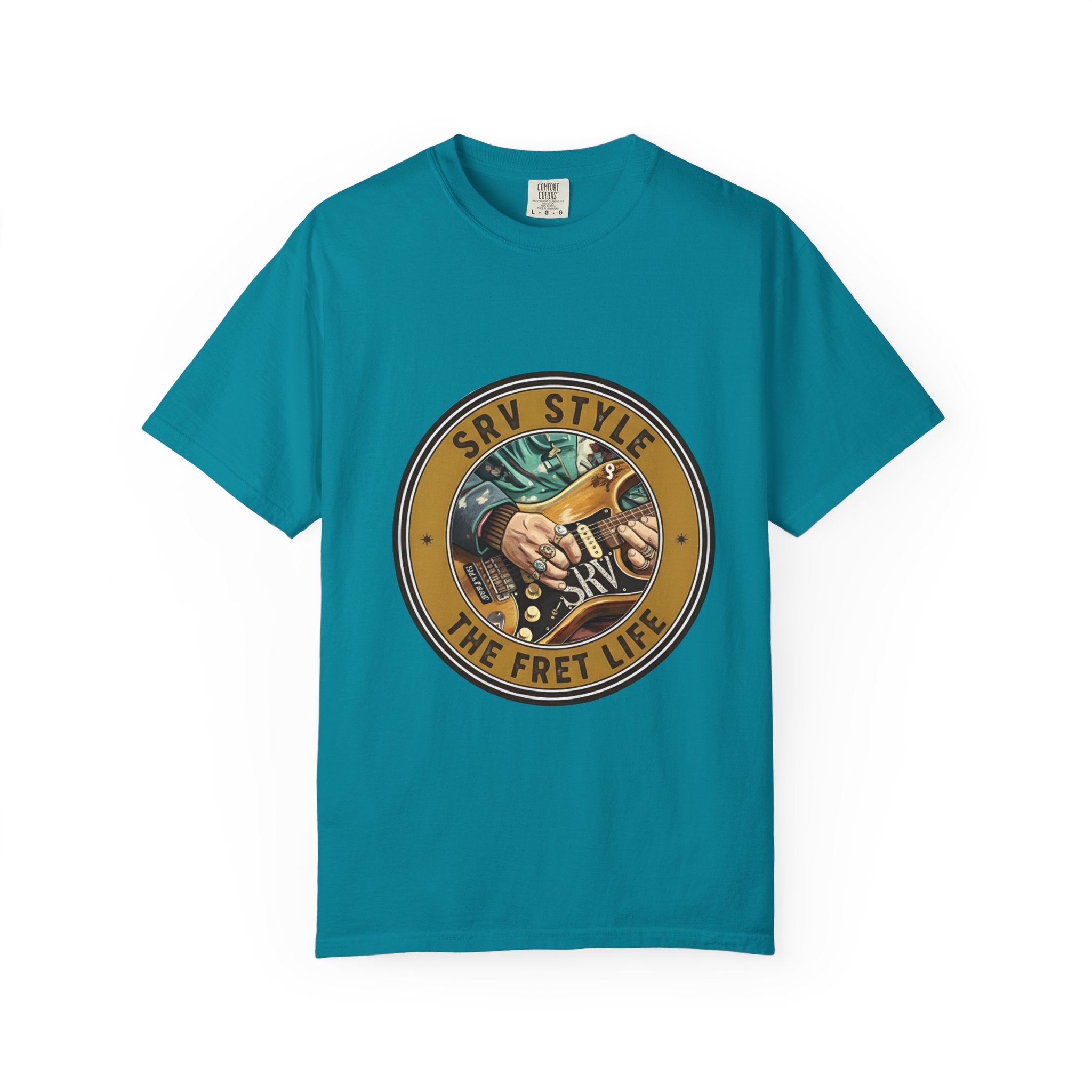 SRV Style T-Shirt |Blues Guitar Fan Tee