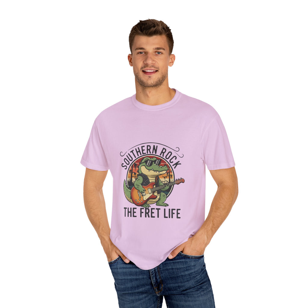 Southern Rock Gator: The Fret Life Swamp Jam Tee
