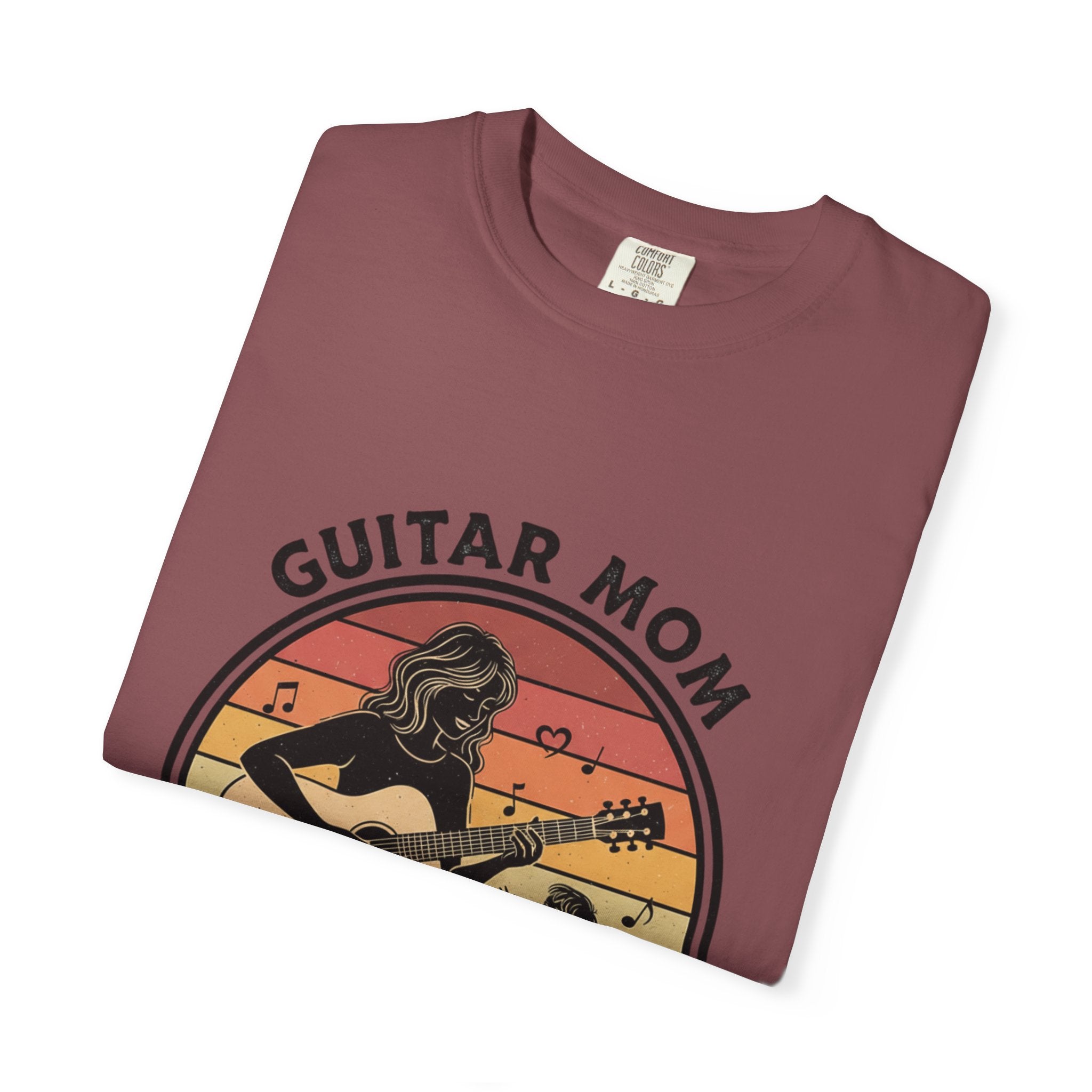 Guitar Mom: The Fret Life Acoustic Silhouette Tee