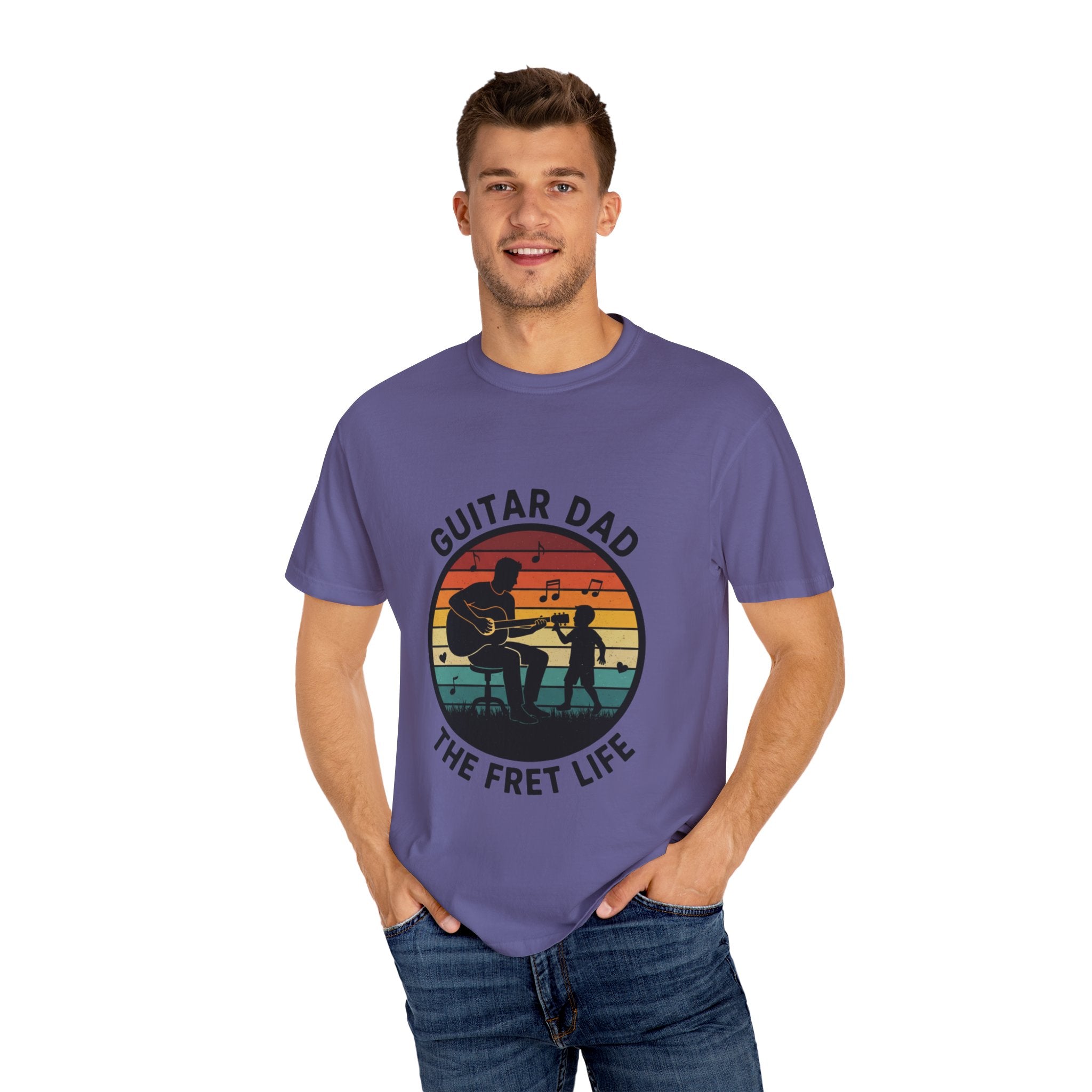 Guitar Dad: The Fret Life Silhouetted Tee