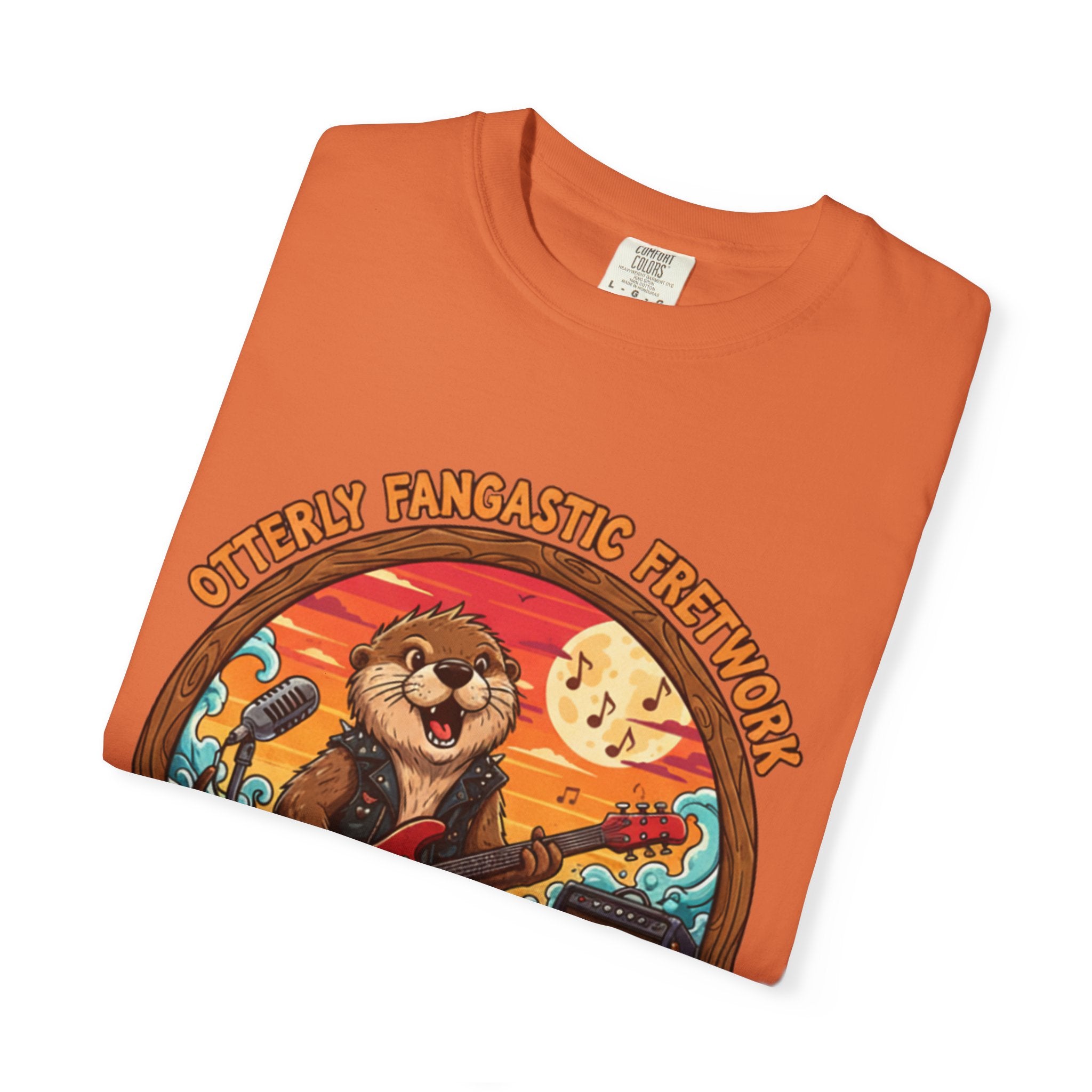 Otterly Fangastic Fretwork: The Fret Life Rocker Tee