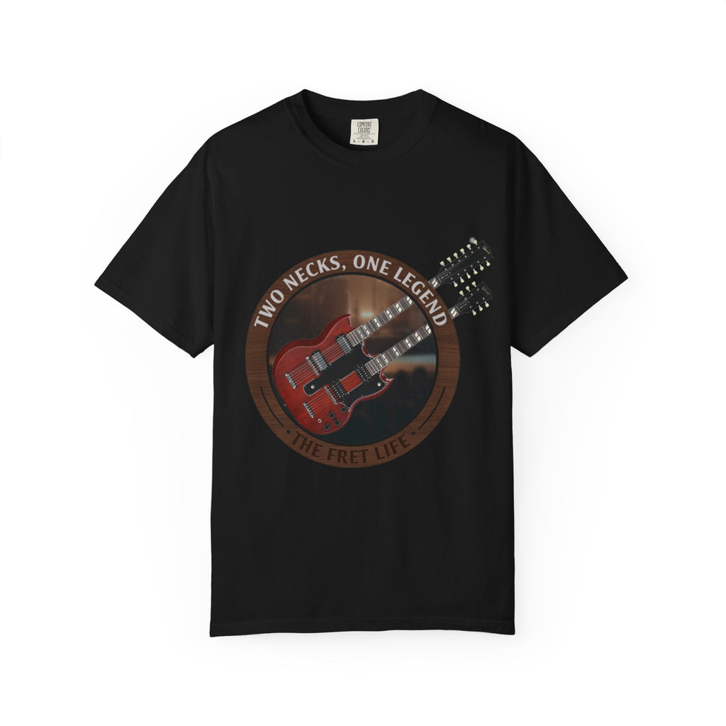 Double Neck T-Shirt | LZ Guitar Legend Tee