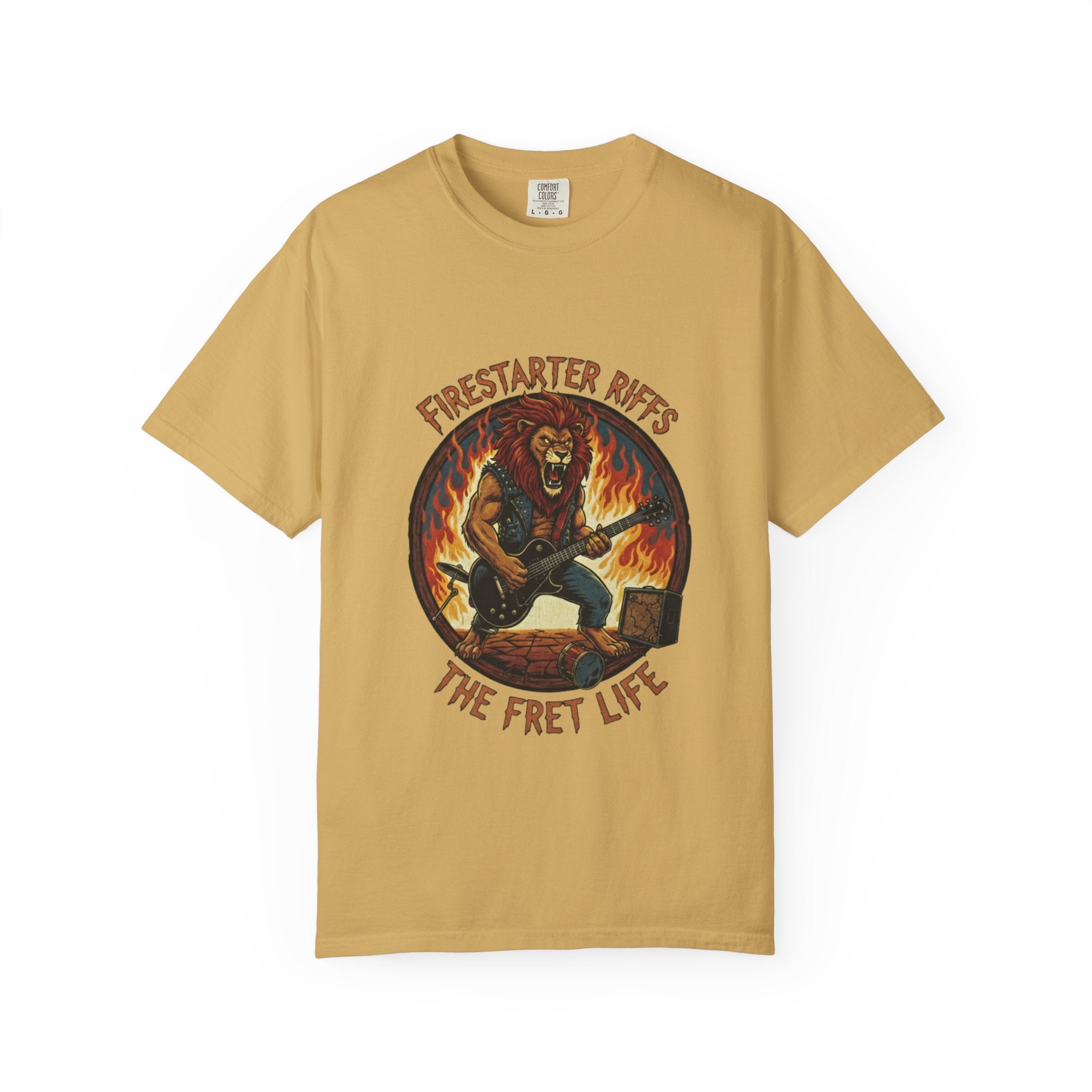 Firestarter Riffs: The Lion Rocker T-Shirt