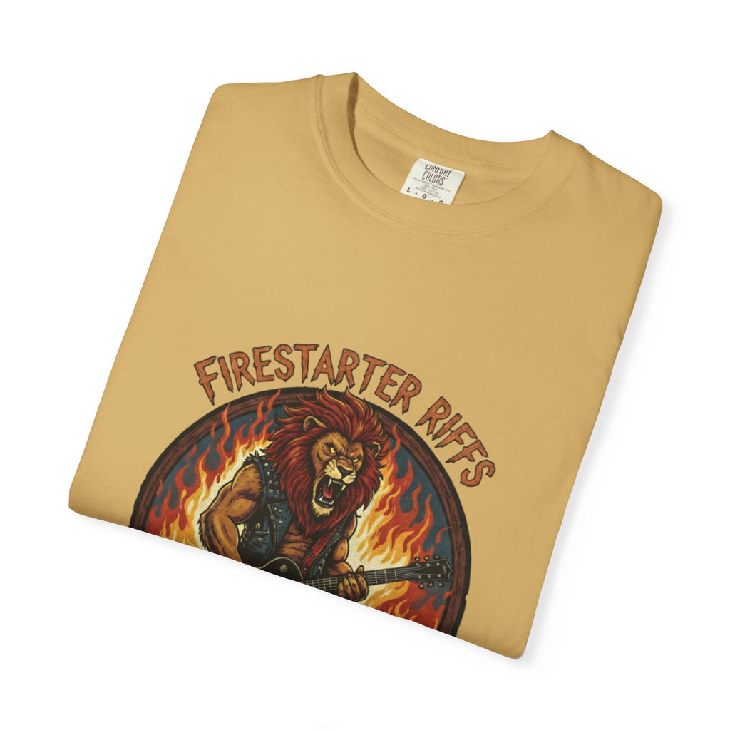 Firestarter Riffs: The Lion Rocker T-Shirt
