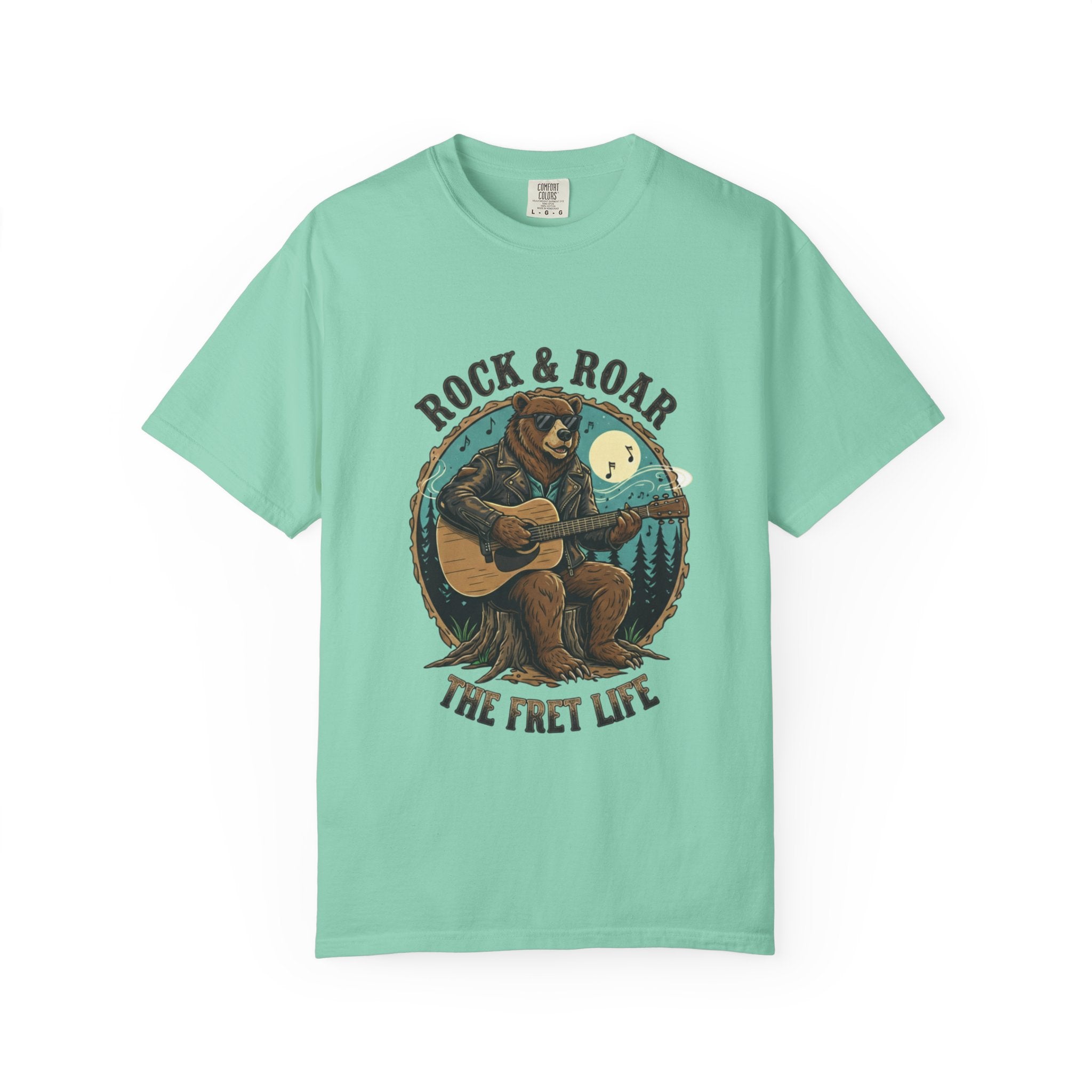 Rock & Roar: Campfire Blues Bear Fret Life Tee