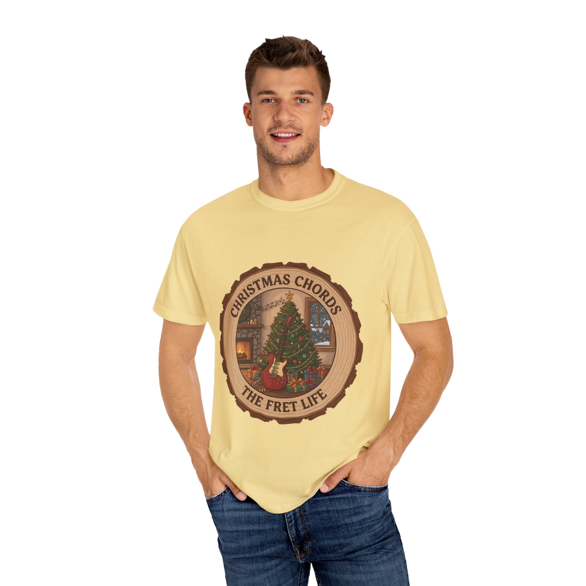 Christmas Chords T-Shirt | Holiday Music Guitar Tee