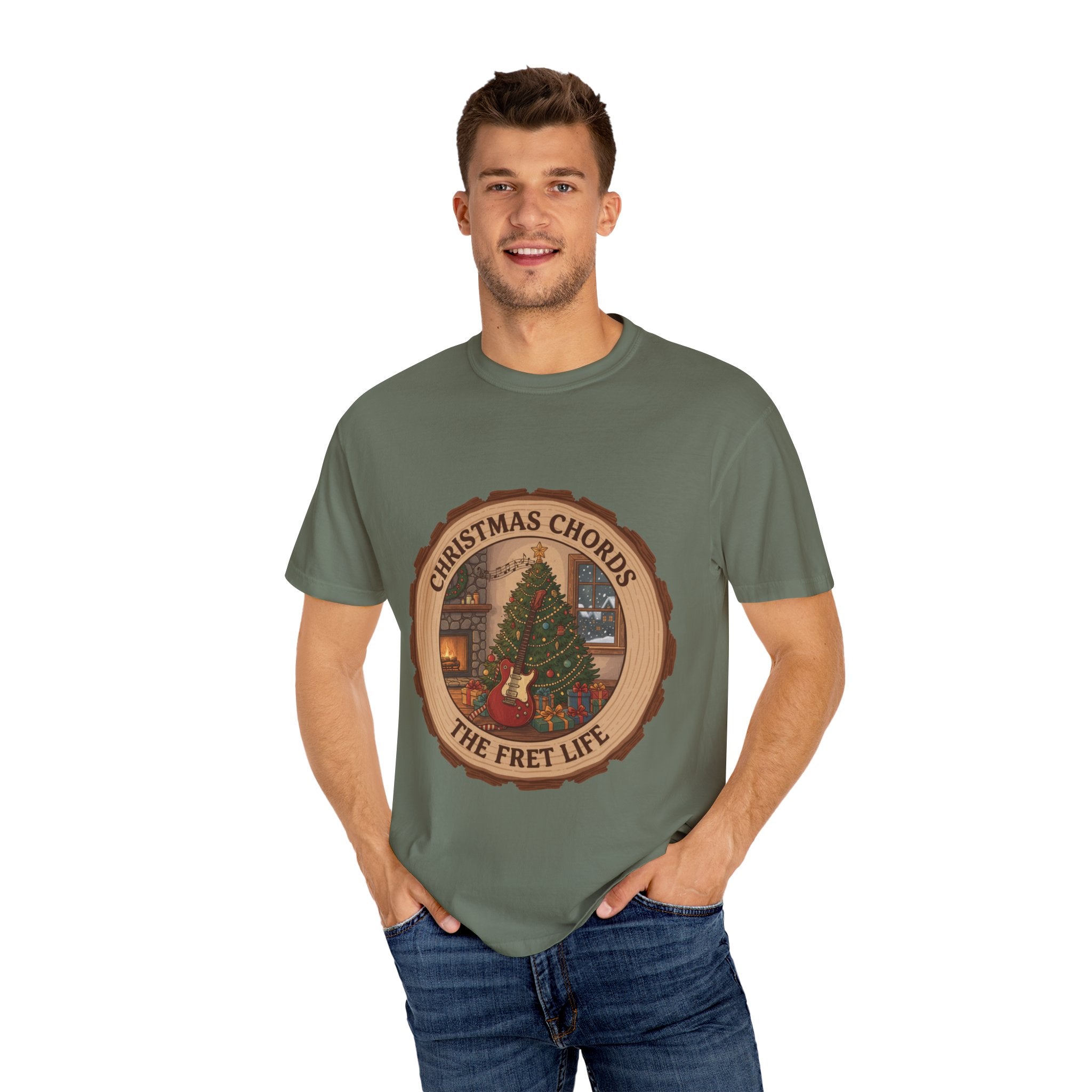 Christmas Chords T-Shirt | Holiday Music Guitar Tee