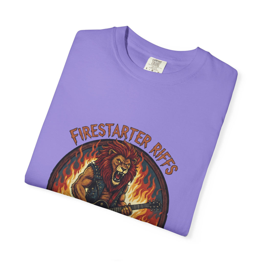 Firestarter Riffs: The Lion Rocker T-Shirt