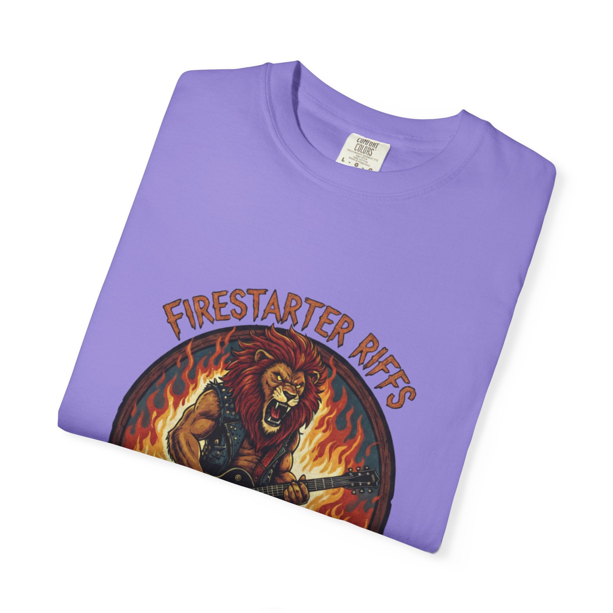 Firestarter Riffs: The Lion Rocker T-Shirt