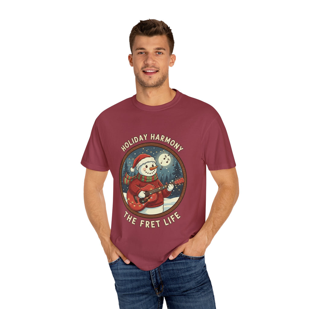 Holiday Harmony: Snowman's Festive Fret Life Tee