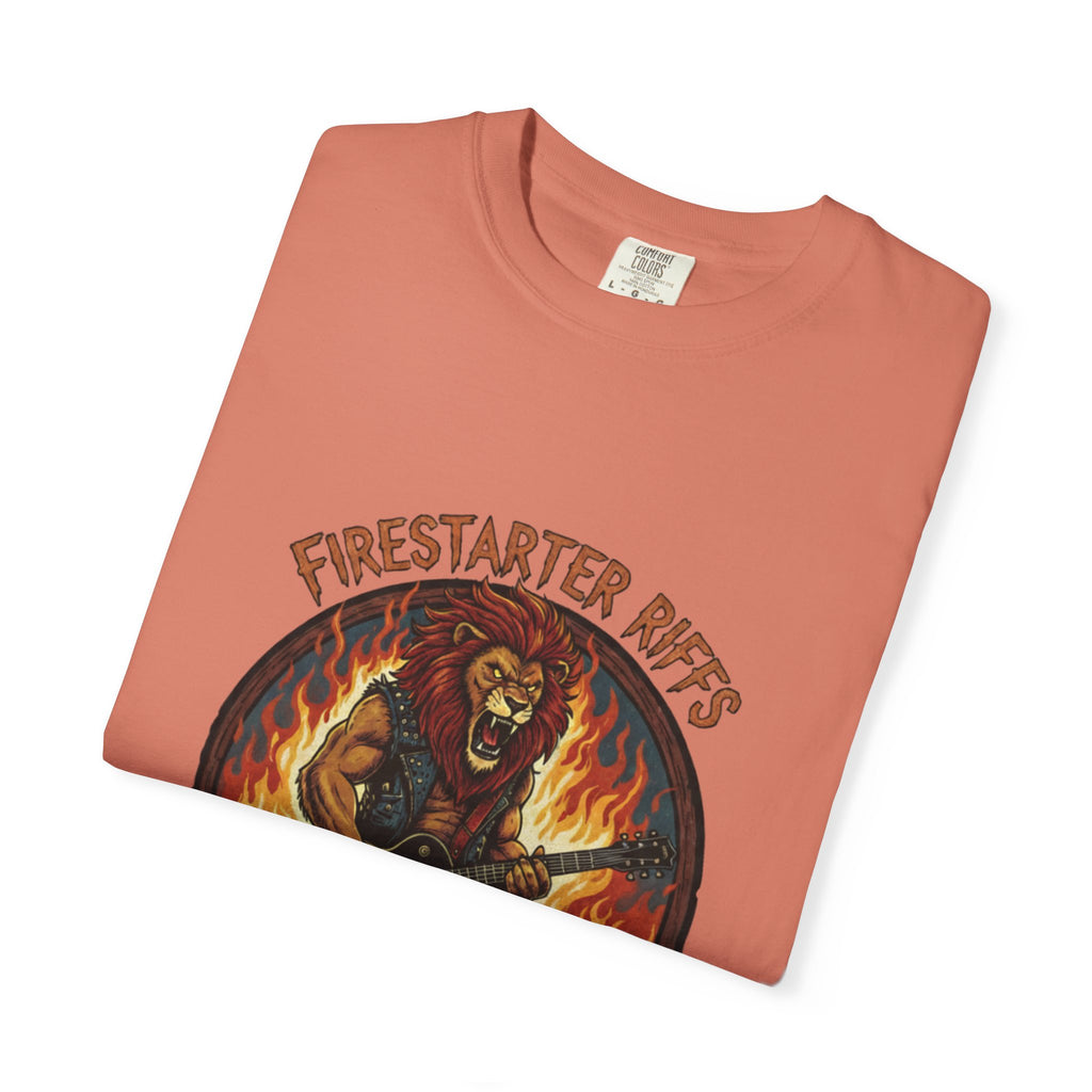 Firestarter Riffs: The Lion Rocker T-Shirt