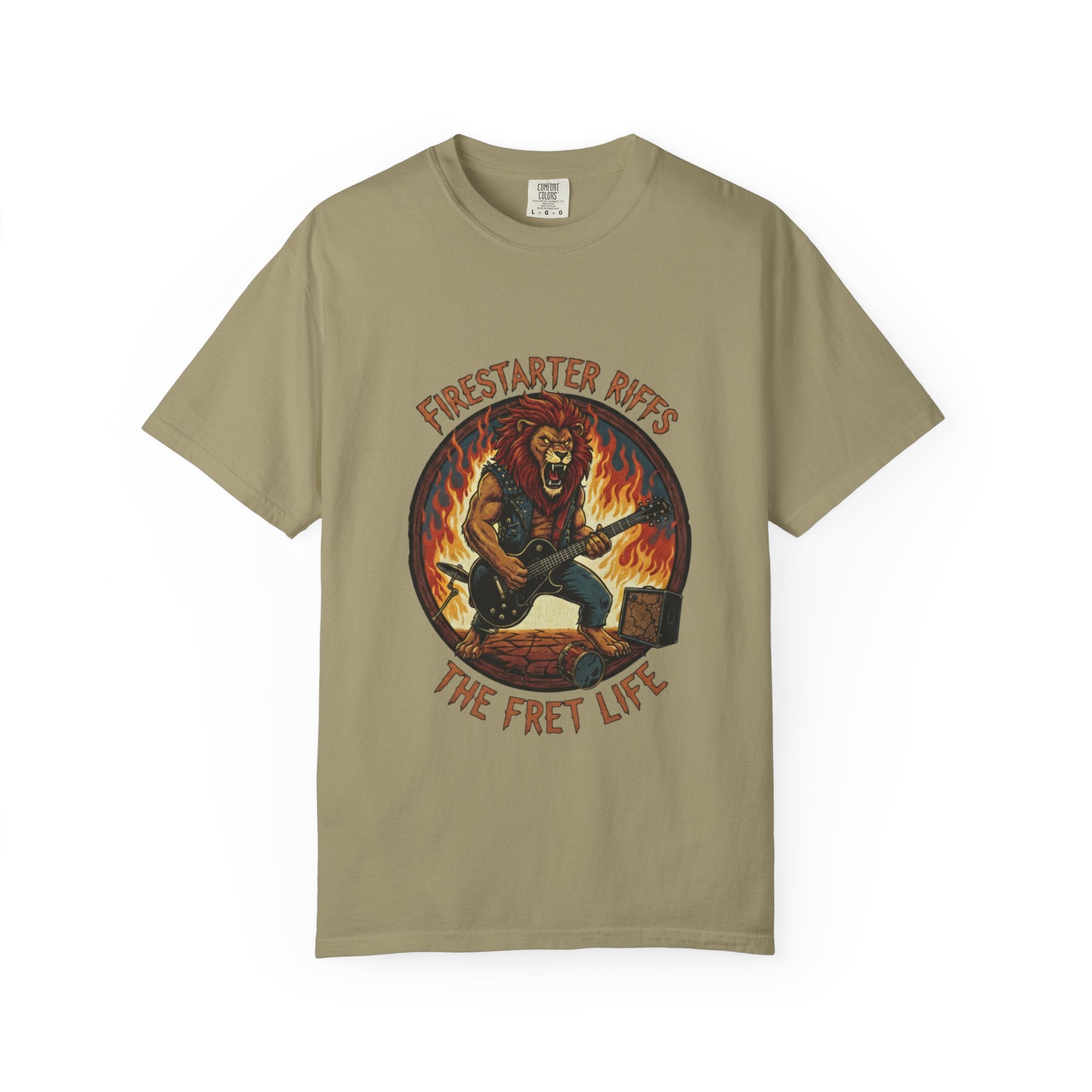 Firestarter Riffs: The Lion Rocker T-Shirt