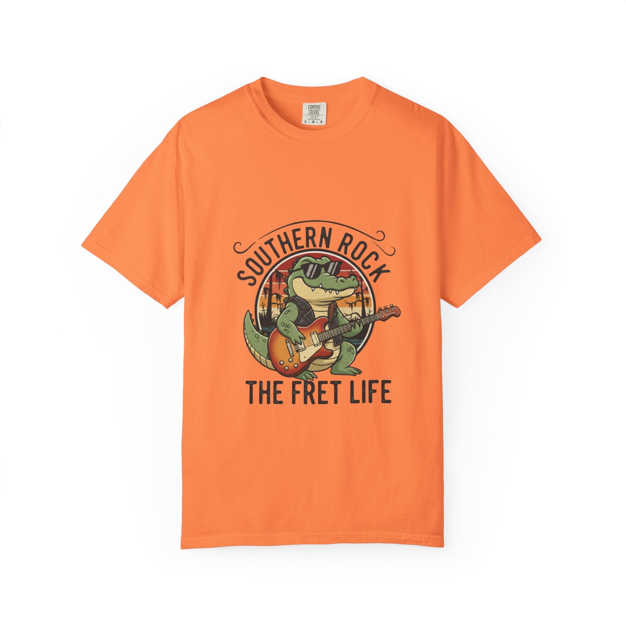 Southern Rock Gator: The Fret Life Swamp Jam Tee