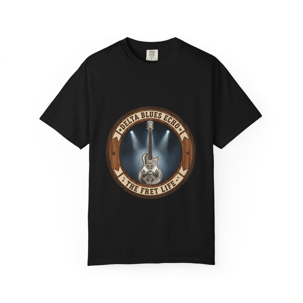 Delta Blues Echo Tee | Resonator Guitar Slide Player Shirt